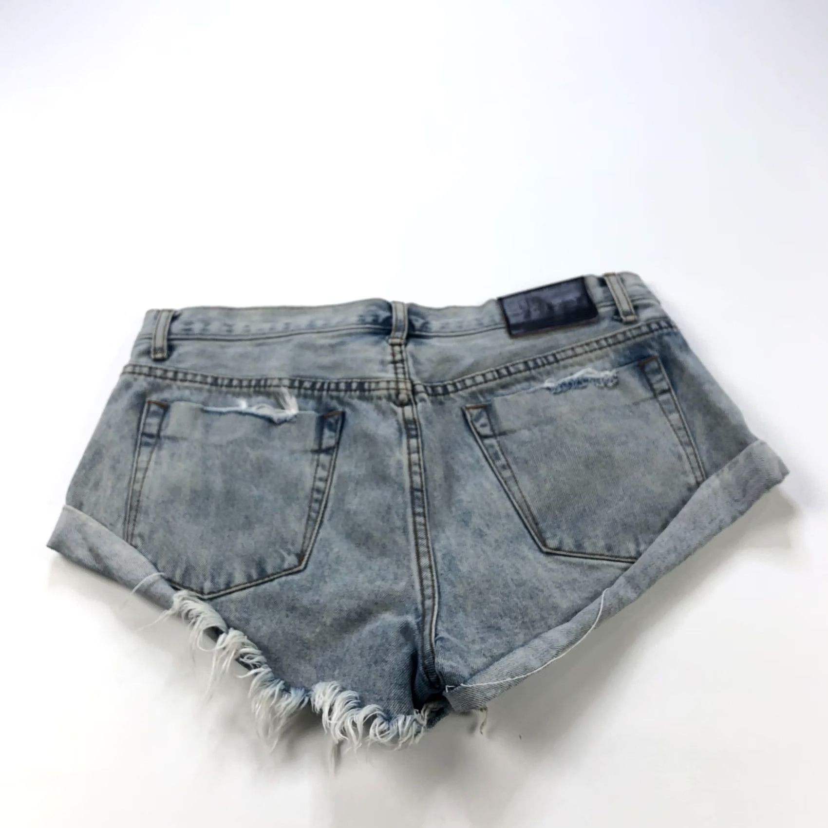 Vintage One Teaspoon Eddie Eagle Blakey 30 (Fit 34In) Jean Mid Rise 2" Shorts Men’s? Size 30" / US 8 / IT 44 - 2 Thumbnail