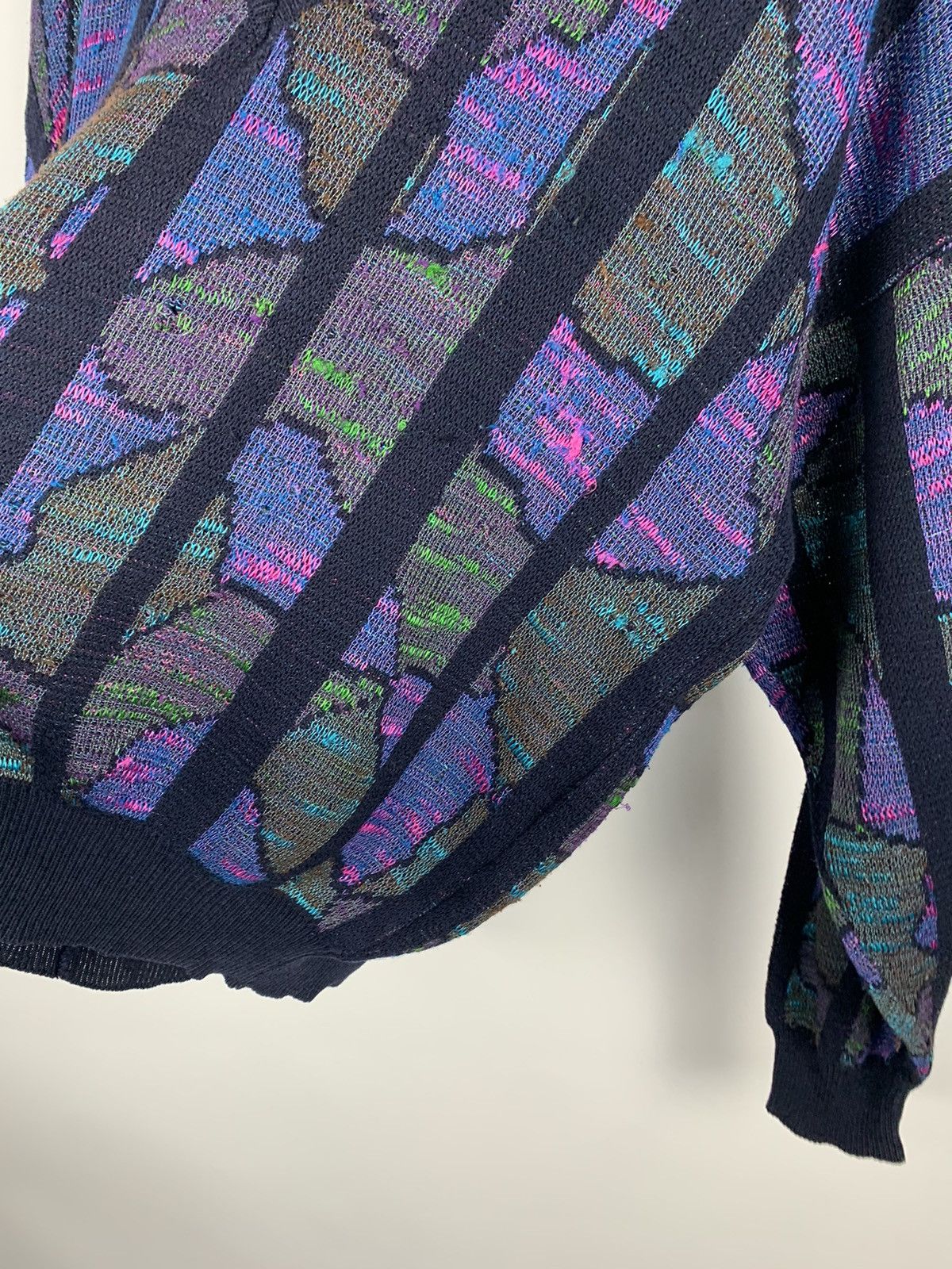 Adidas Adidas Vintage Knitted Sweater V-Neck 90’s Coogi Style Size US S / EU 44-46 / 1 - 8 Thumbnail