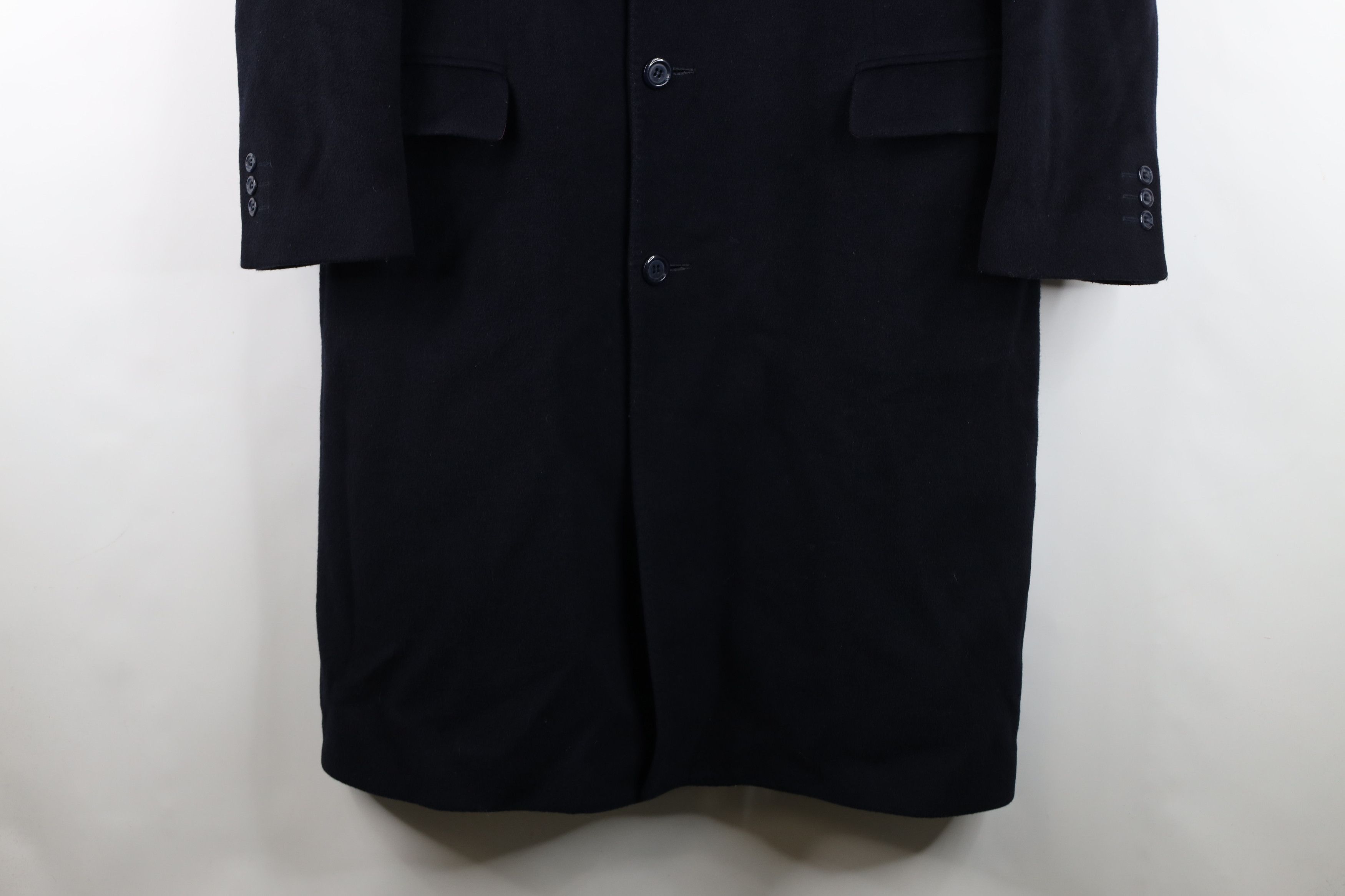 Vintage Vintage 70s Streetwear Winter Overcoat Jacket Navy Blue Size US XL / EU 56 / 4 - 3 Thumbnail