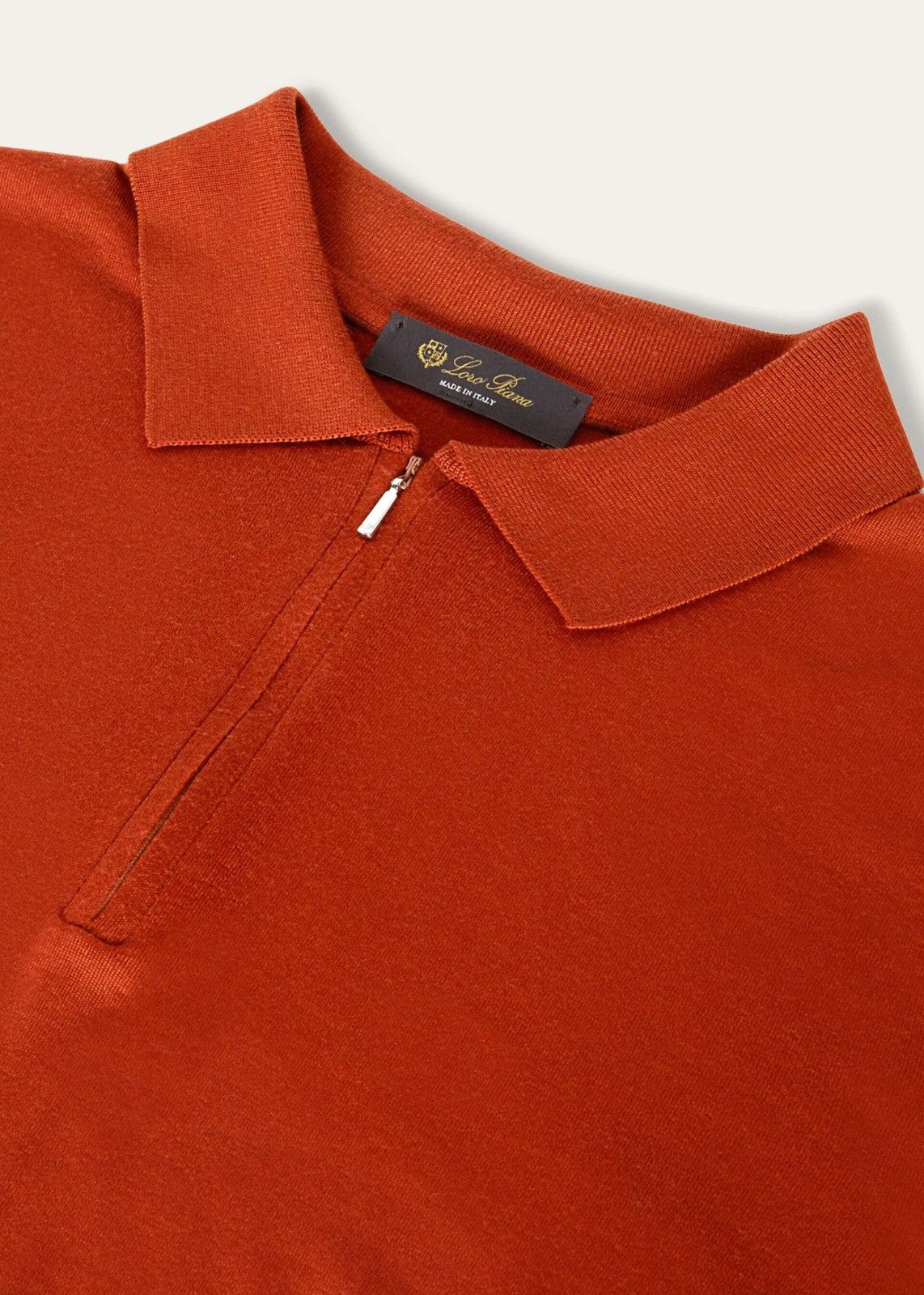 Loro Piana o1srvl11e1224 Short-Sleeved Polo Shirt in Orange Size US S / EU 44-46 / 1 - 7 Thumbnail