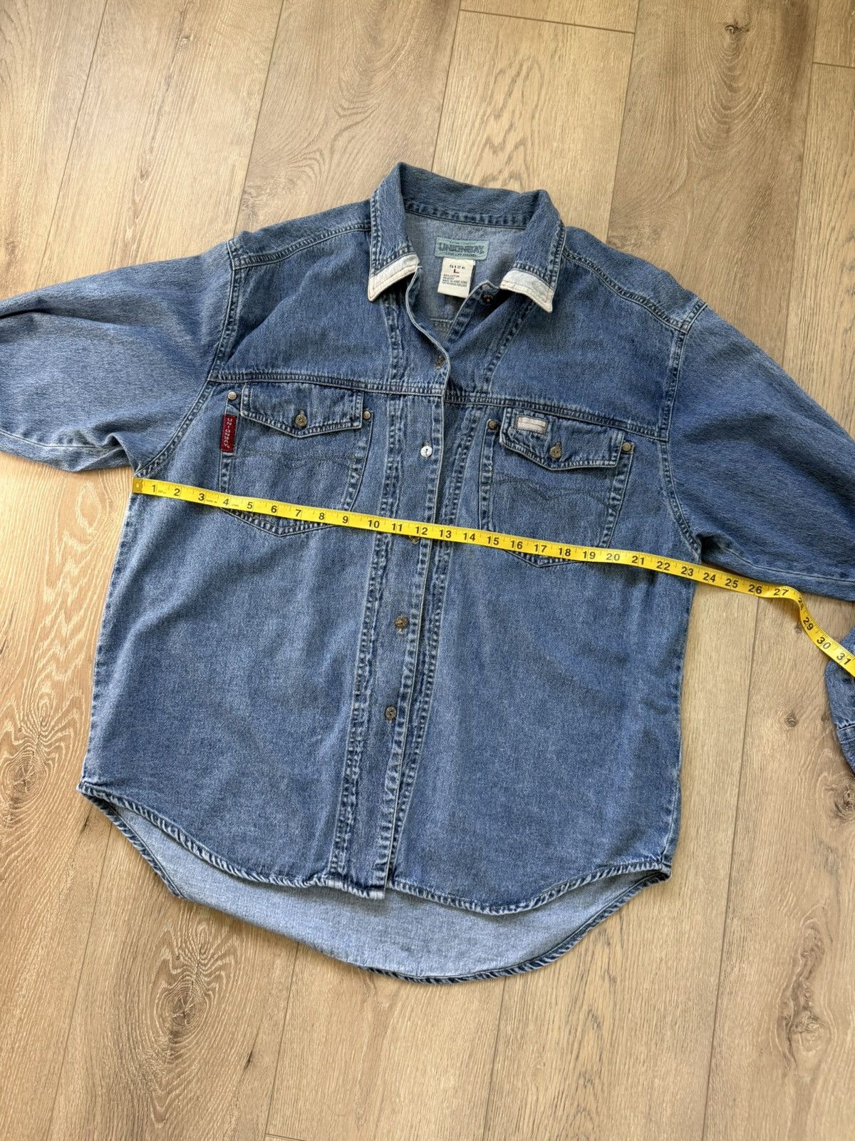 UNIONBAY × Vintage Vintage Union Bay Denim Button Up Shirt Size US L / EU 52-54 / 3 - 4 Thumbnail
