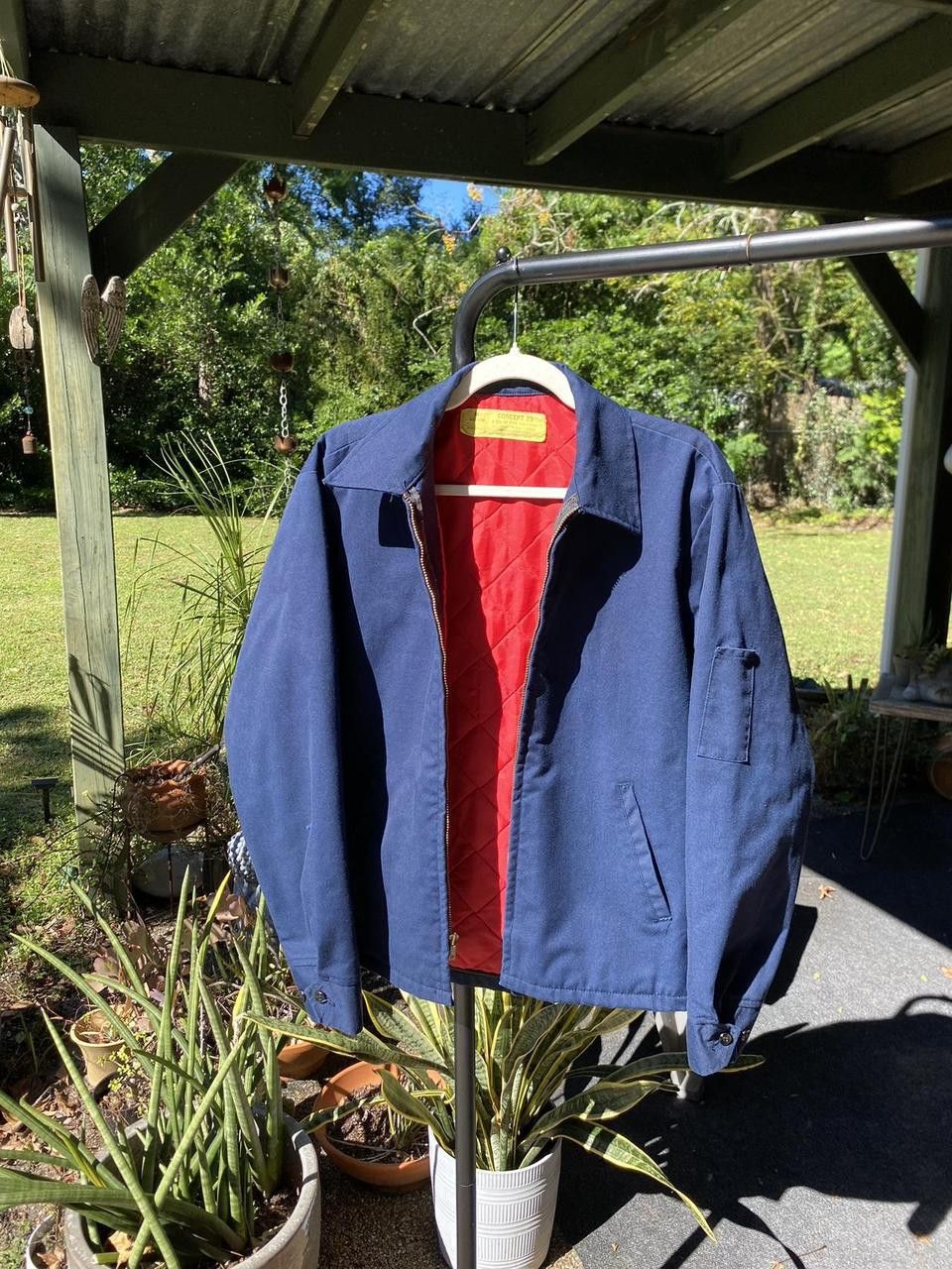 Vintage Rivco Concept 29 60s Navy Quilt China Workwear Jacket Medium Size US M / EU 48-50 / 2 - 4 Thumbnail