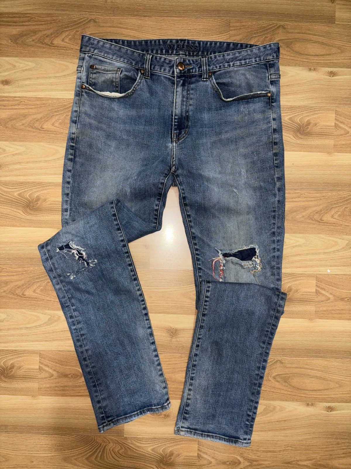 Guess VTG x Guess x Streetwear x Jeans Size US 34 / EU 50 - 2 Thumbnail