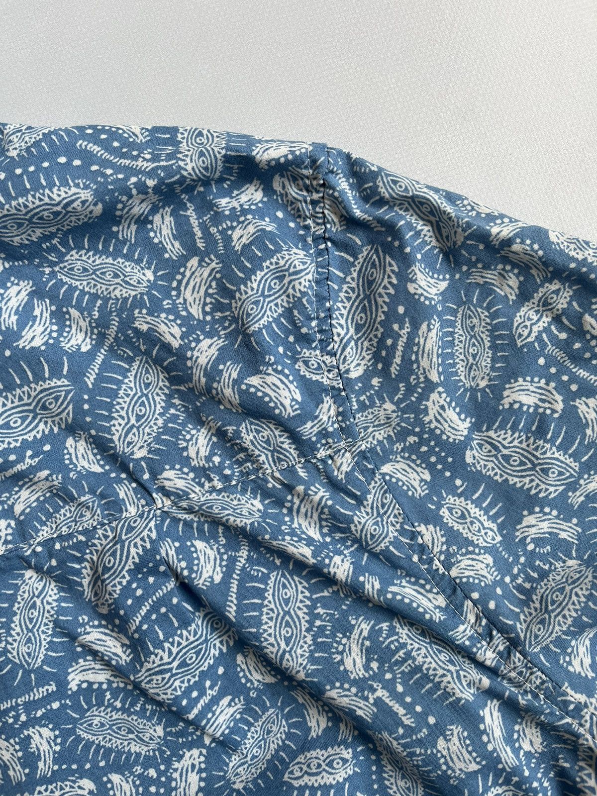 Mambo MAMBO Australia Men Blue Hawaiian Printed Button Up Shirt Size US L / EU 52-54 / 3 - 15 Thumbnail