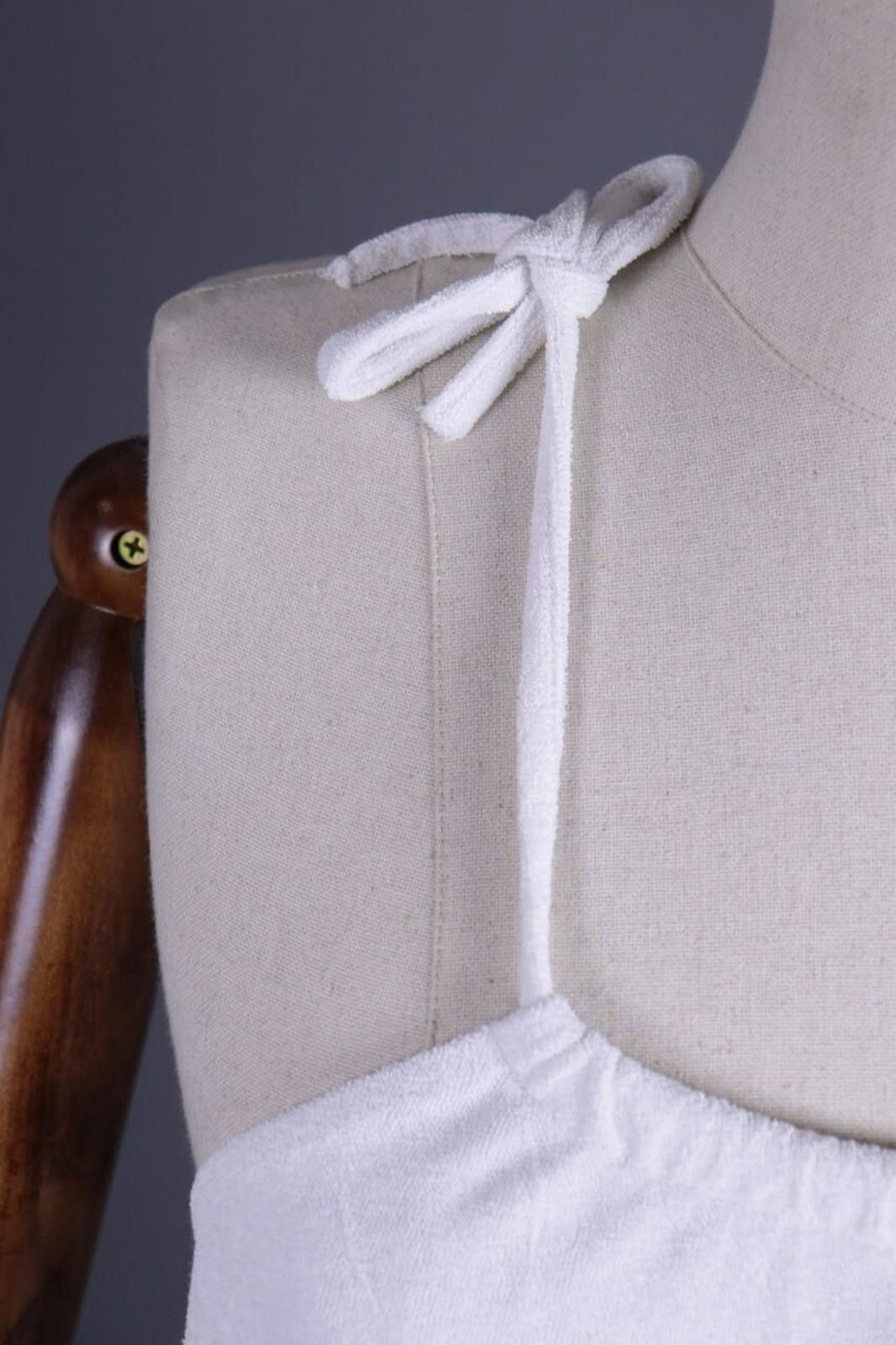 A.P.C. A.P.C White Spaghetti Strap Sundress Mini Dress Size S Size S / US 4 / IT 40 - 5 Thumbnail