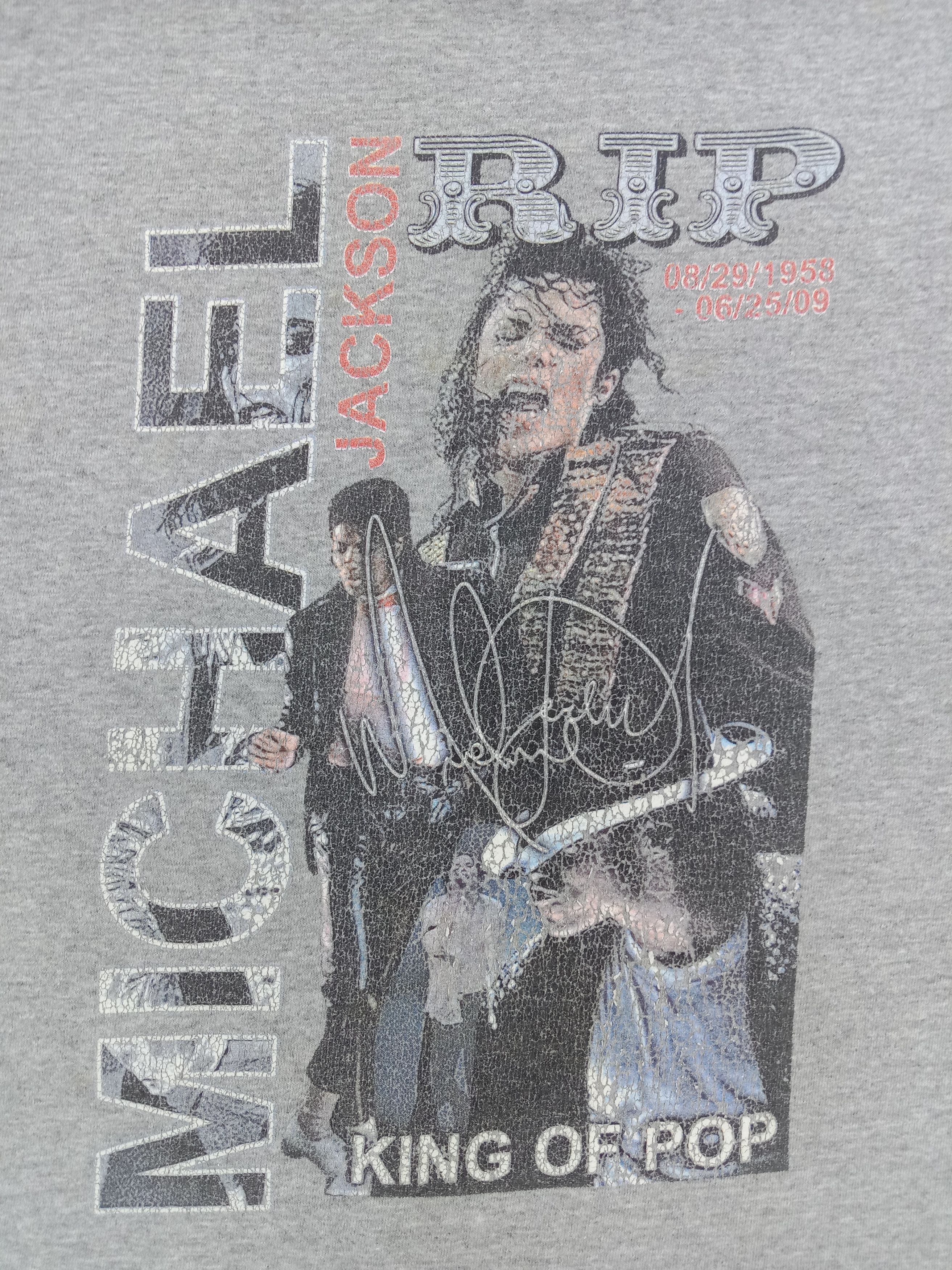 Michael Jackson Vintage Michael Jackson King Of Pop RIP T Shirt Size US S / EU 44-46 / 1 - 3 Thumbnail