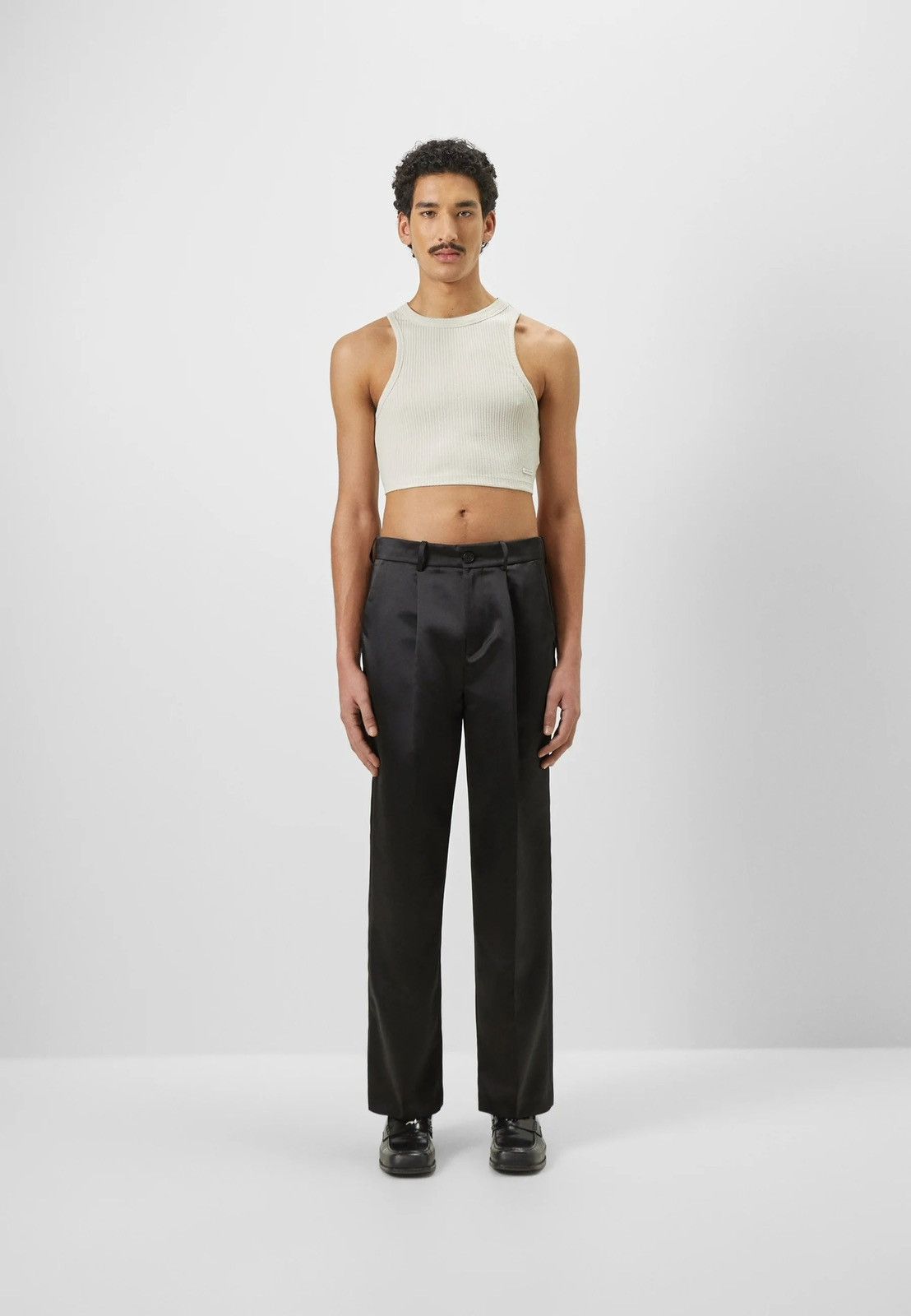 Han Kjobenhavn !DS! SS23 Han Kjobenhavn Light Ribbed Cropped Racer Top Size M / US 6-8 / IT 42-44 - 5 Thumbnail