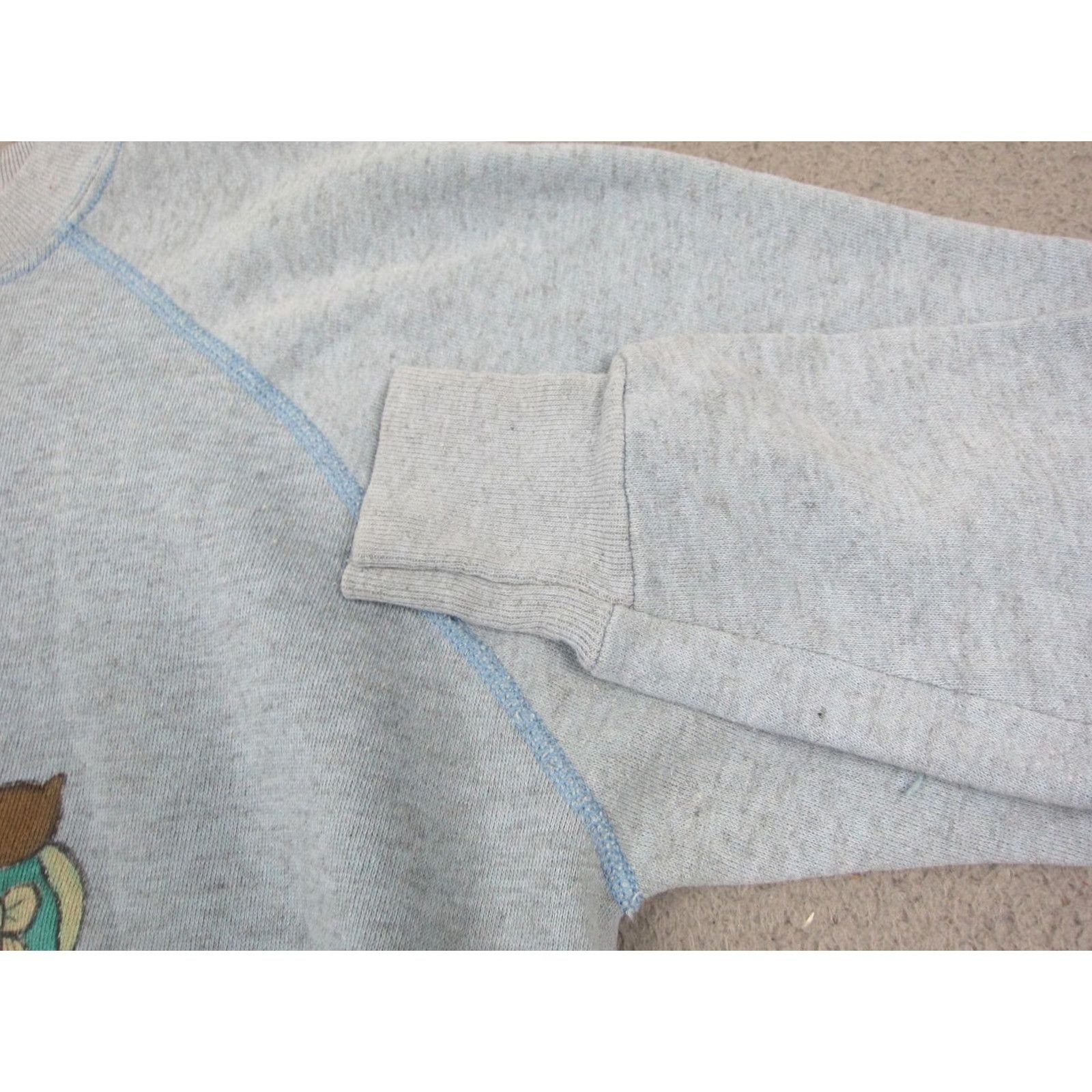 Vintage Vintage Pannill Sweatshirt Womens XL Blue Pullover Logo 80s Raglan Graphic Print Fleece Cotton Polyester United States Size XL / US 12-14 / IT 48-50 - 3 Thumbnail
