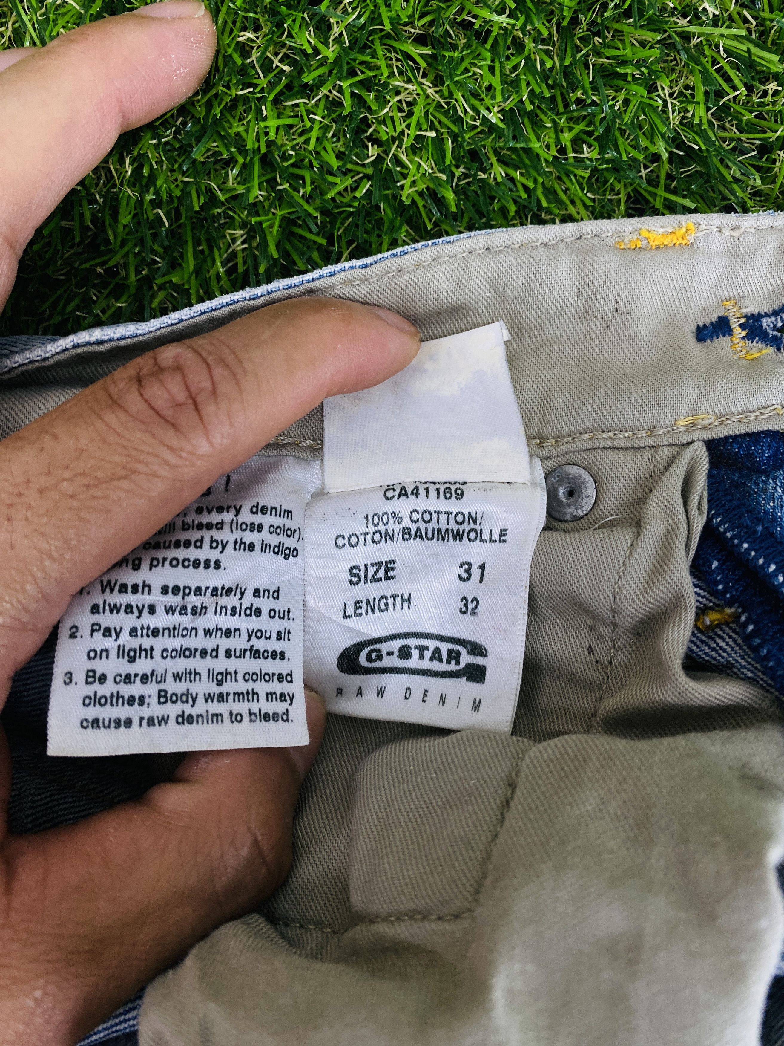 G-Star G Star Raw Distressed Jeans (P026) Size US 32 / EU 48 - 10 Thumbnail