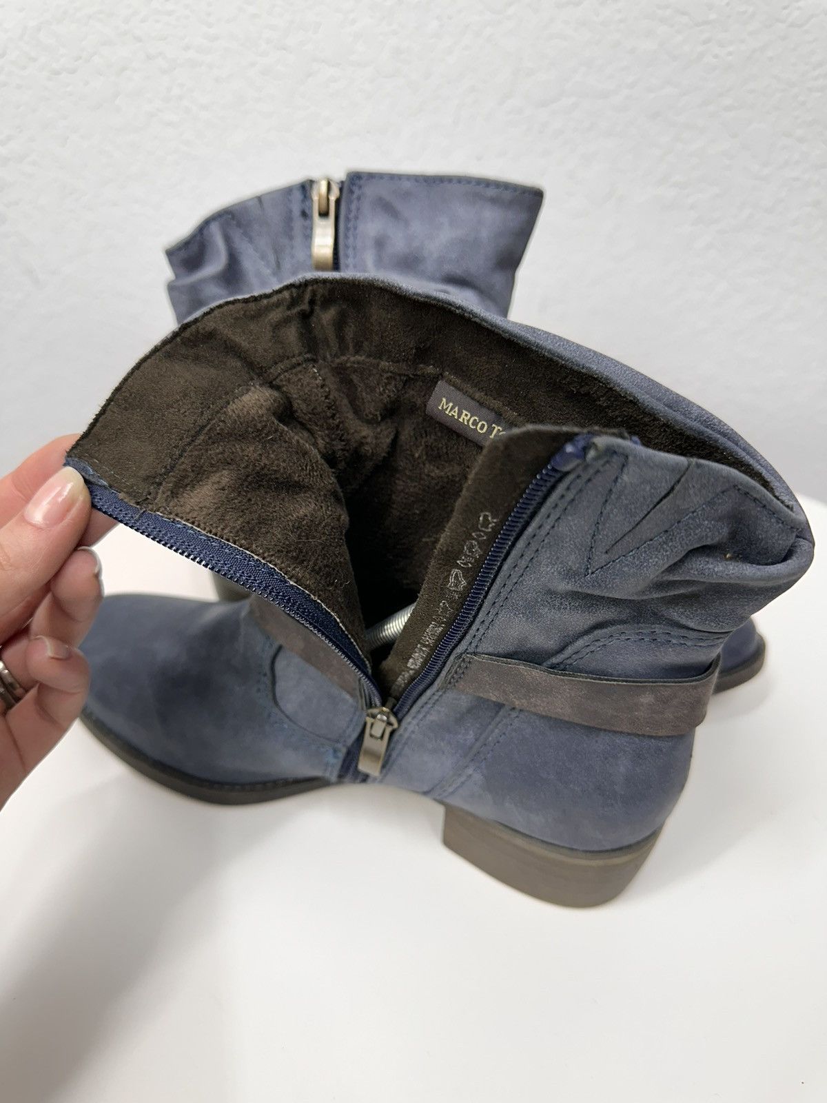 A.S.98 Rare Blue Leather Ankle Boots A.S. 98 Guidi Kapital Japan Size US 7 / EU 40 - 13 Thumbnail