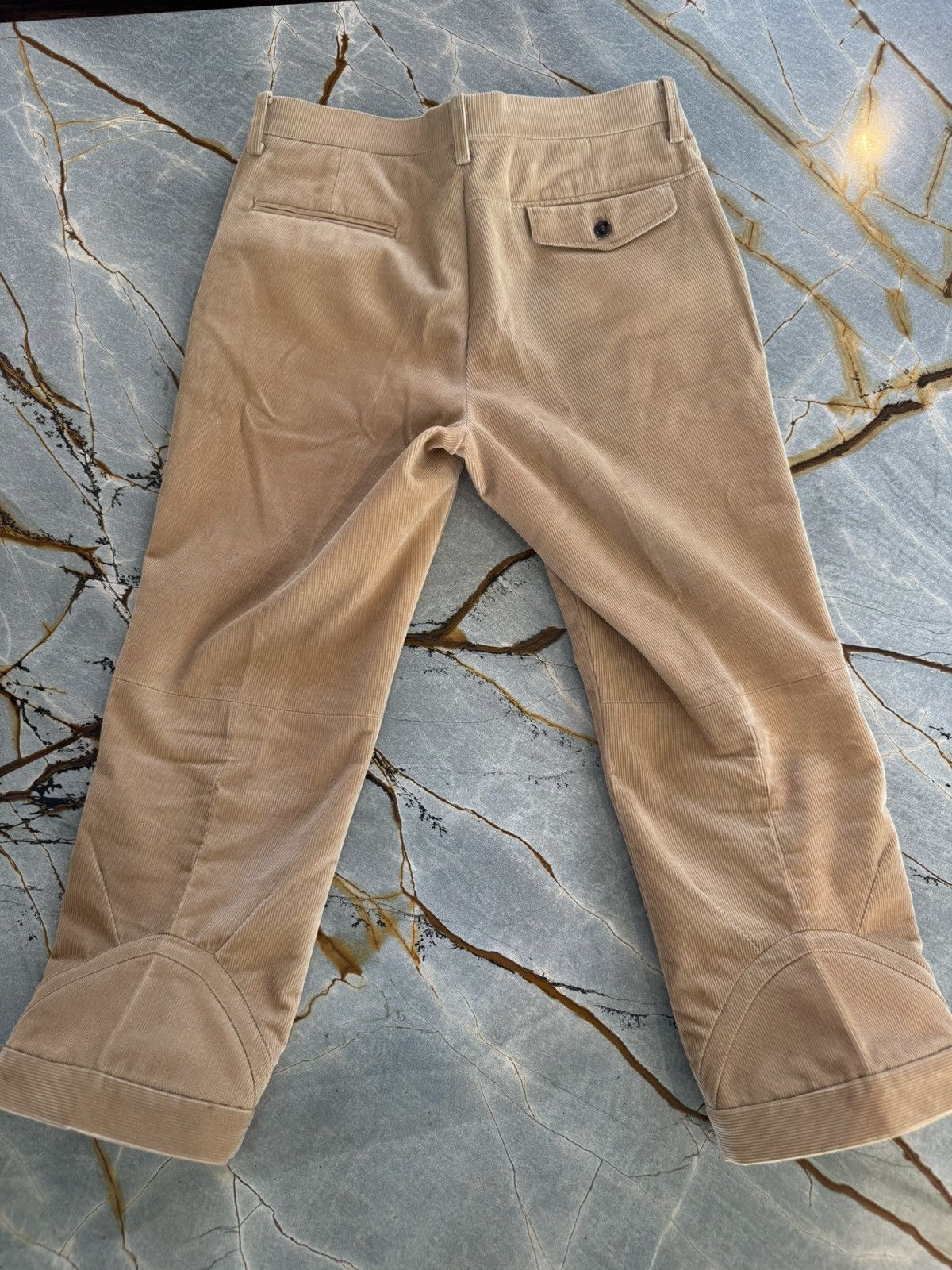Undercover RARE!! Undercoverism Size 3 Tan Bootcut Corduroy Slacks Size US 31 - 8 Thumbnail