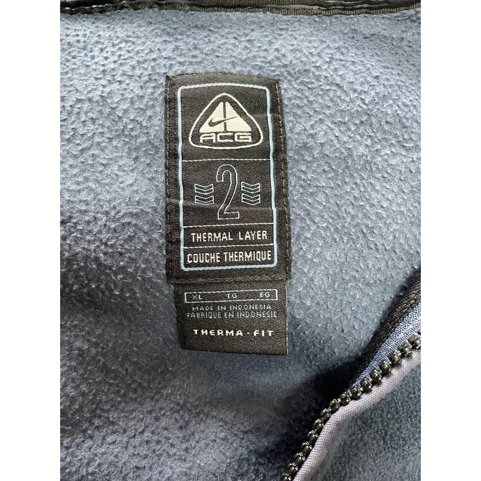 Nike ACG Vintage Nike ACG Therma-Fit Fleece Vest Blue Size XL Size US XL / EU 56 / 4 - 10 Thumbnail