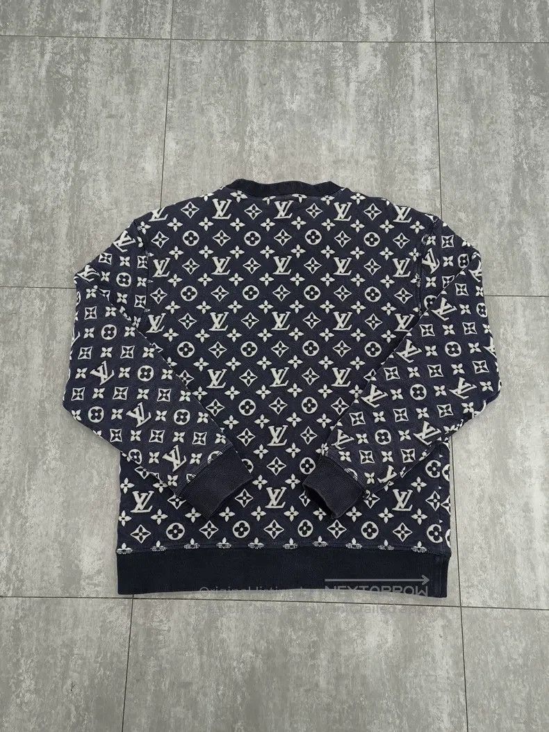 Other Louis Vuitton Blue print jacquard crew neck long sleeve sw Size US M / EU 48-50 / 2 - 2 Thumbnail