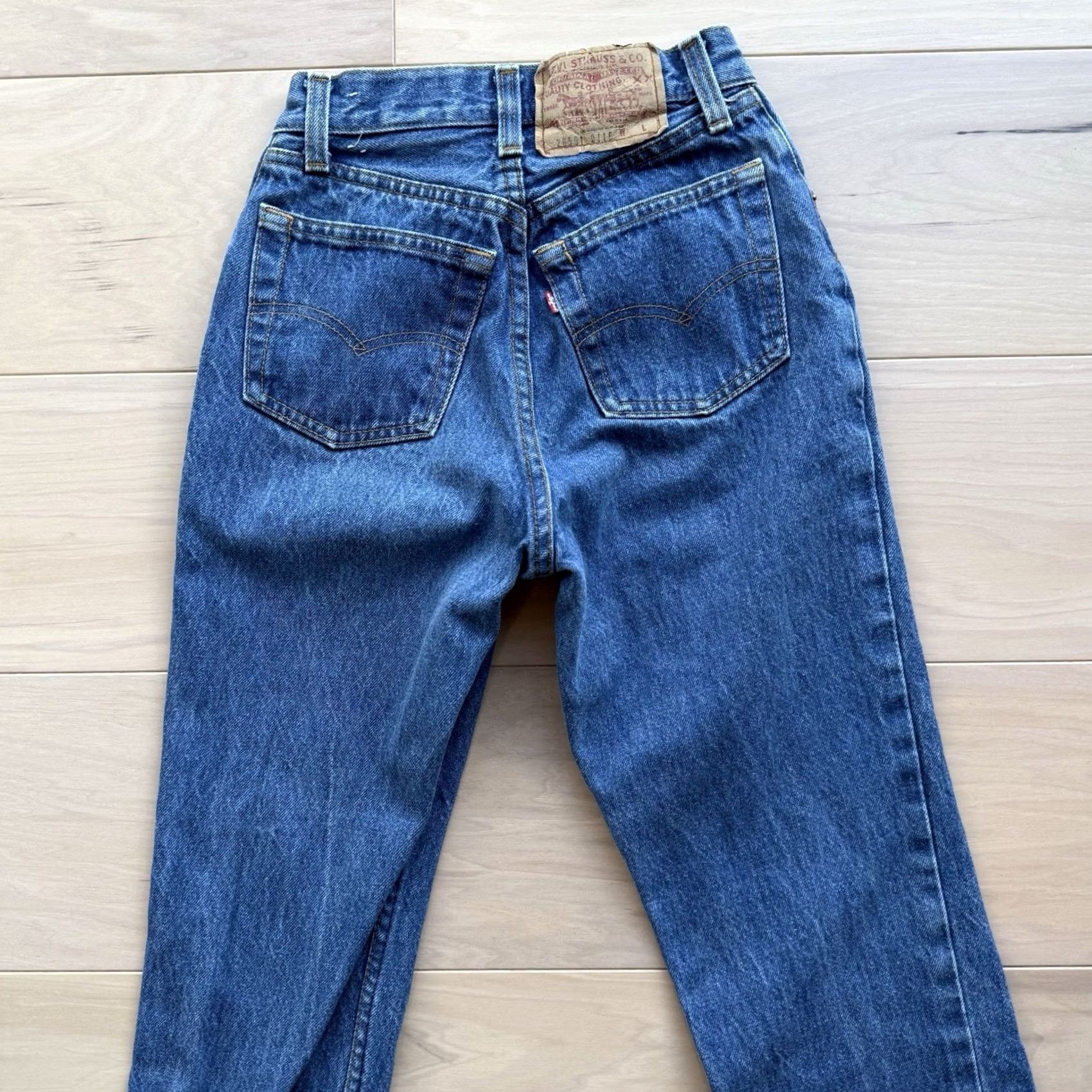 Levi's VINTAGE Levi's 501 Jeans 22 Blue Made In USA 80s Straight Denim Workwear Mens Womens Size 40" / US 18 - 6 Thumbnail