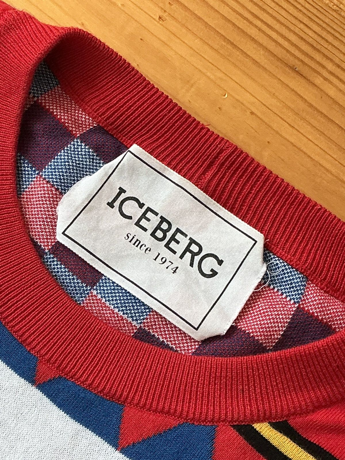 Iceberg × Vintage Iceberg charlie brown sweater Size US L / EU 52-54 / 3 - 5 Thumbnail