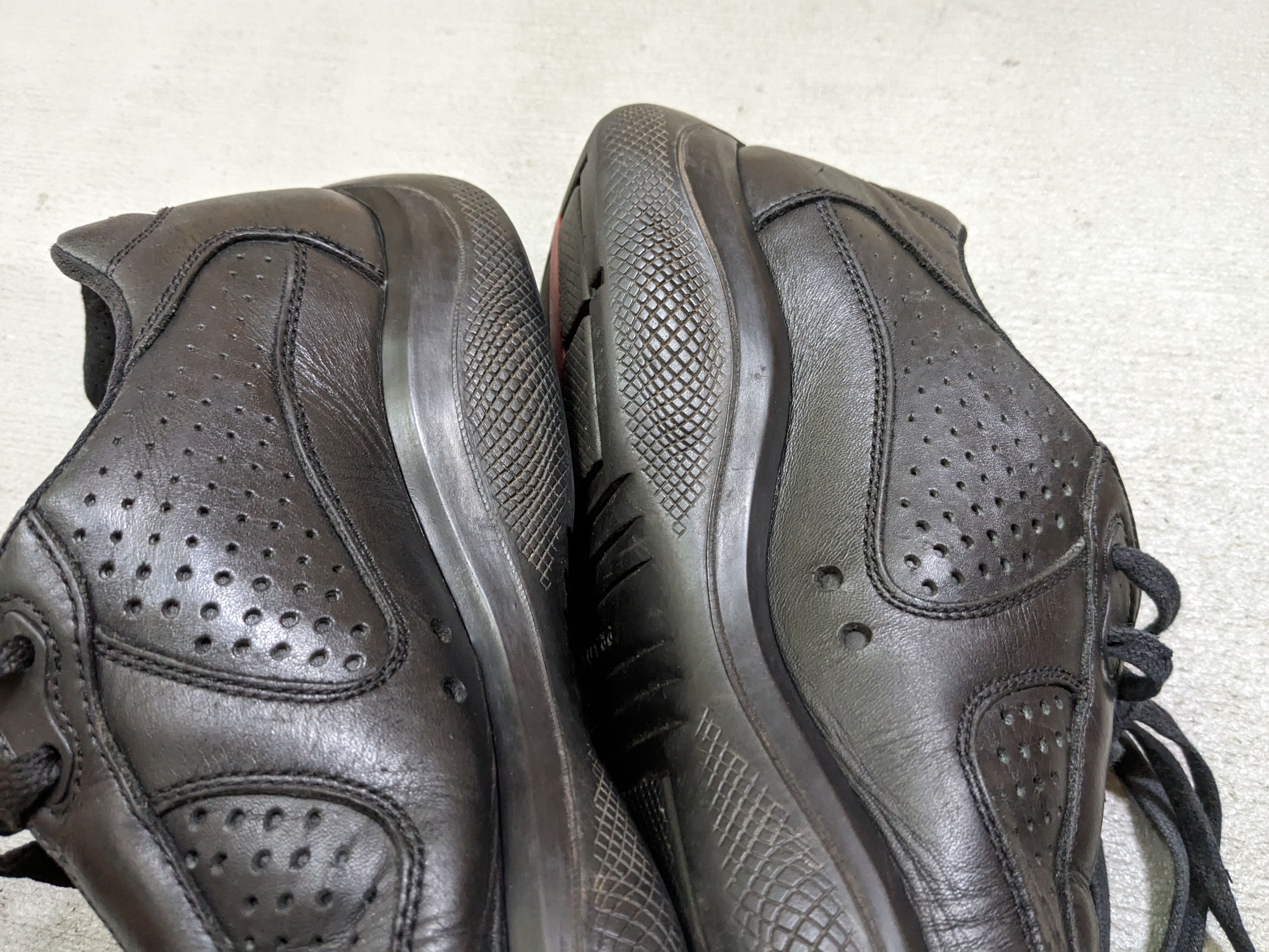 Prada Prada America's Cup Size 9.5 Black Red Leather Low Tops Size US 9.5 / EU 42-43 - 6 Thumbnail