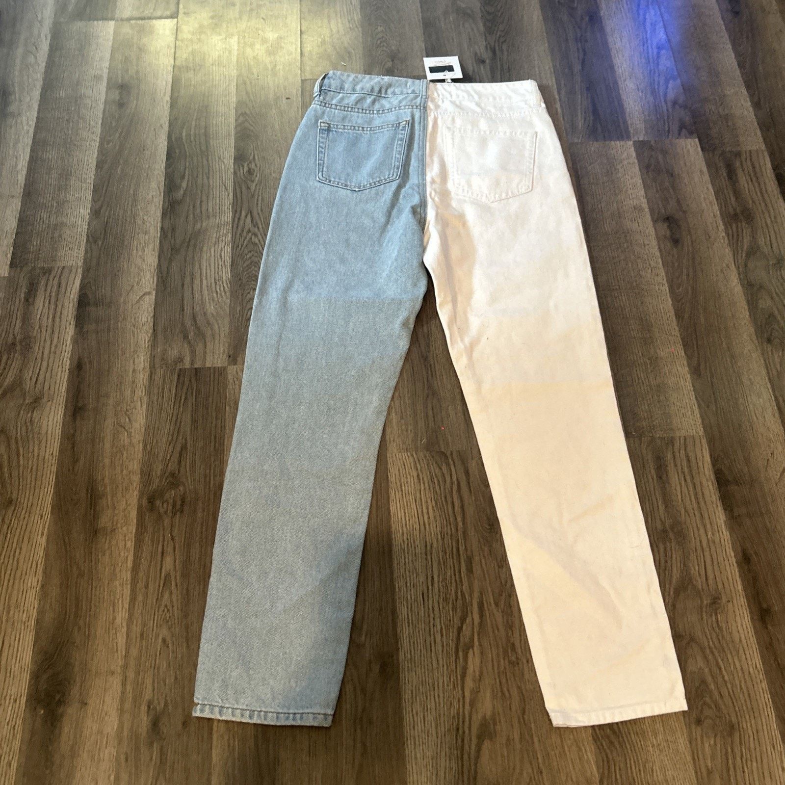 Other Adika Size Small Women’s Two Toned White & Denim Jeans New Size 26" / US 2 / IT 38 - 12 Thumbnail