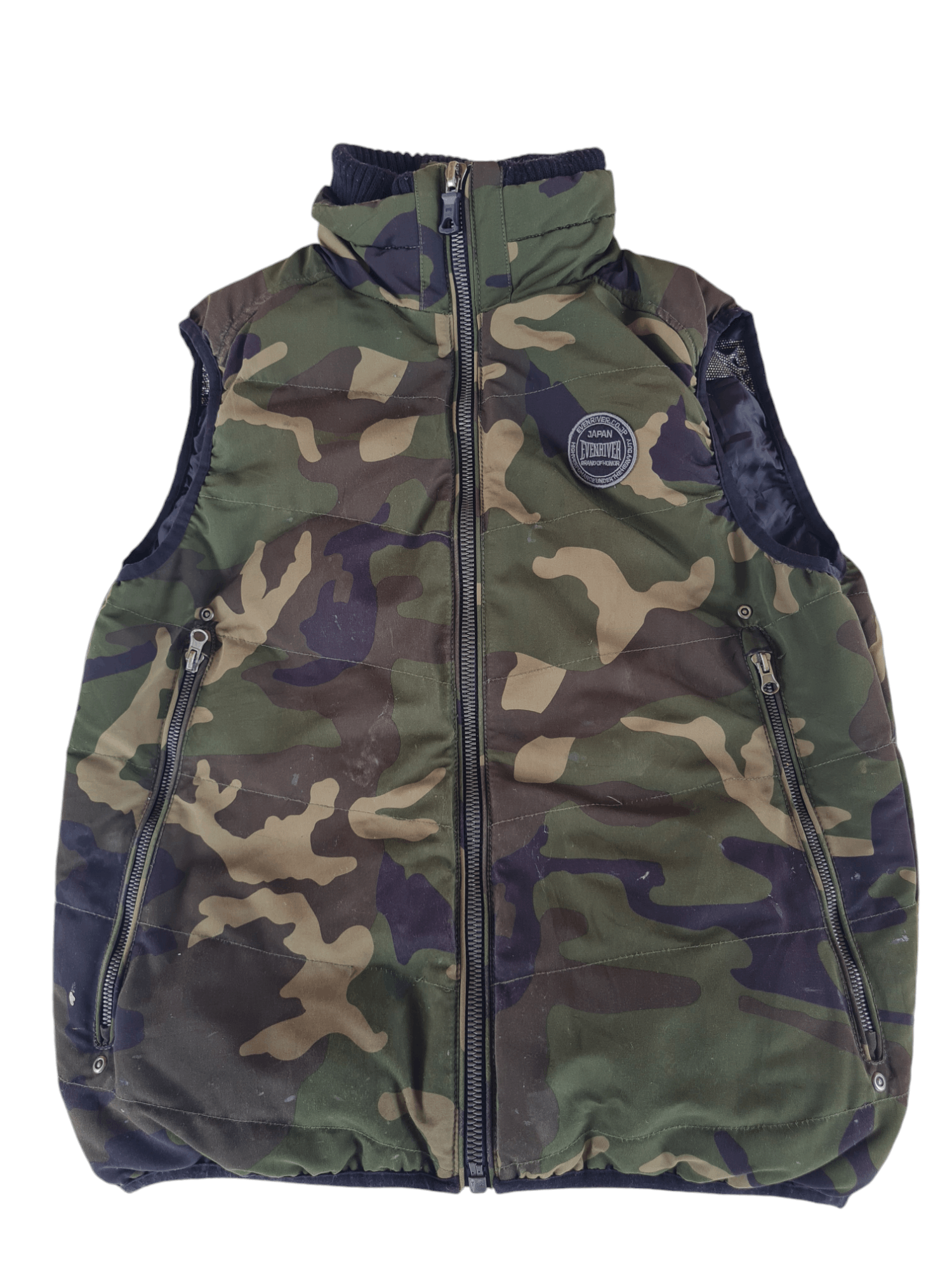 Japanese Brand Evenriver Japan Camo Vest Nylon Size US L / EU 52-54 / 3 - 1 Thumbnail