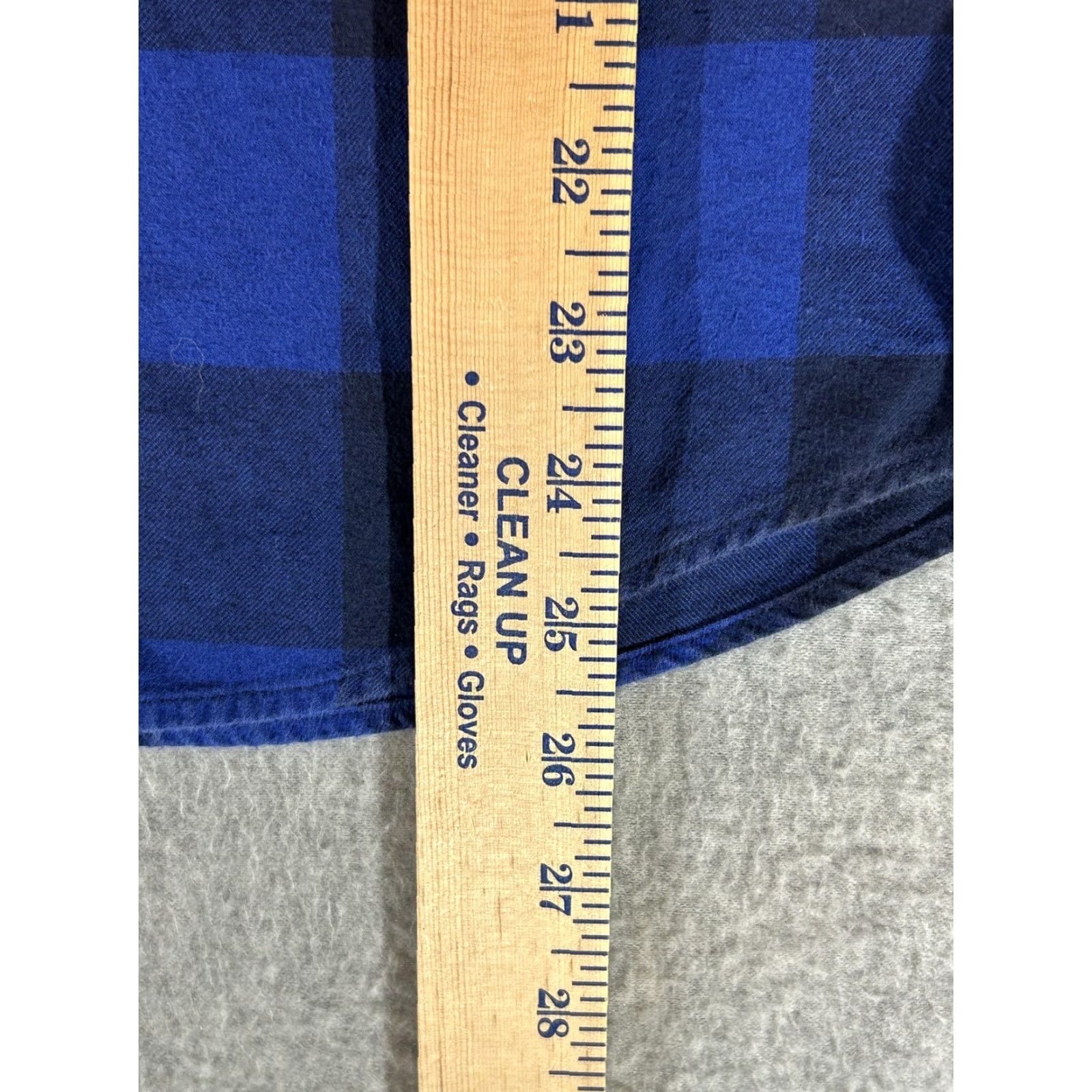 UNTUCKit UNTUCKit Shirt Mens Small Blue Buffalo Plaid Flannel Button Long Sleeve Slim Fit Size US S / EU 44-46 / 1 - 6 Thumbnail