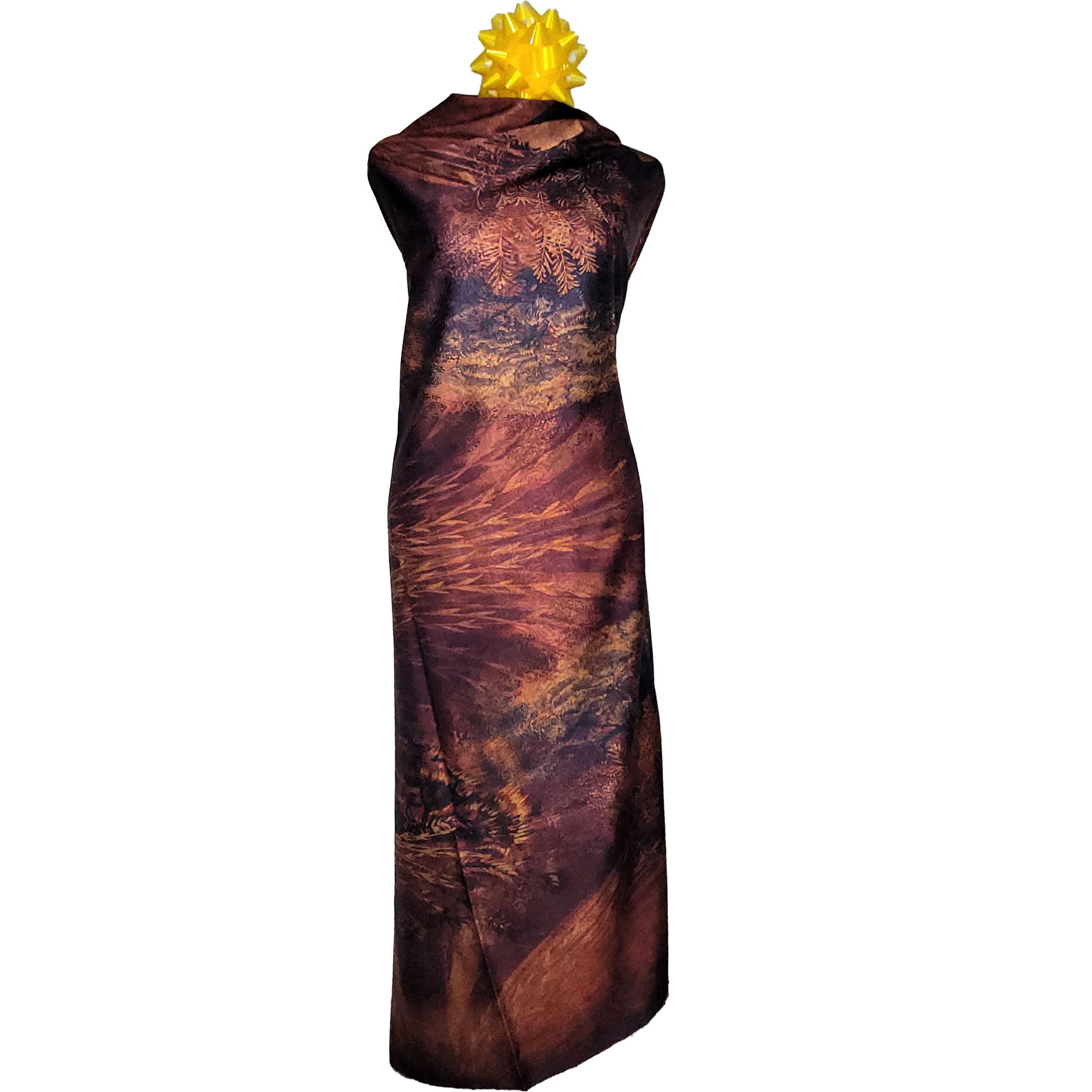 Other NWT Double Sided Silk Scarf 52"x52" Large Square Wrap 3247 Size ONE SIZE - 7 Thumbnail