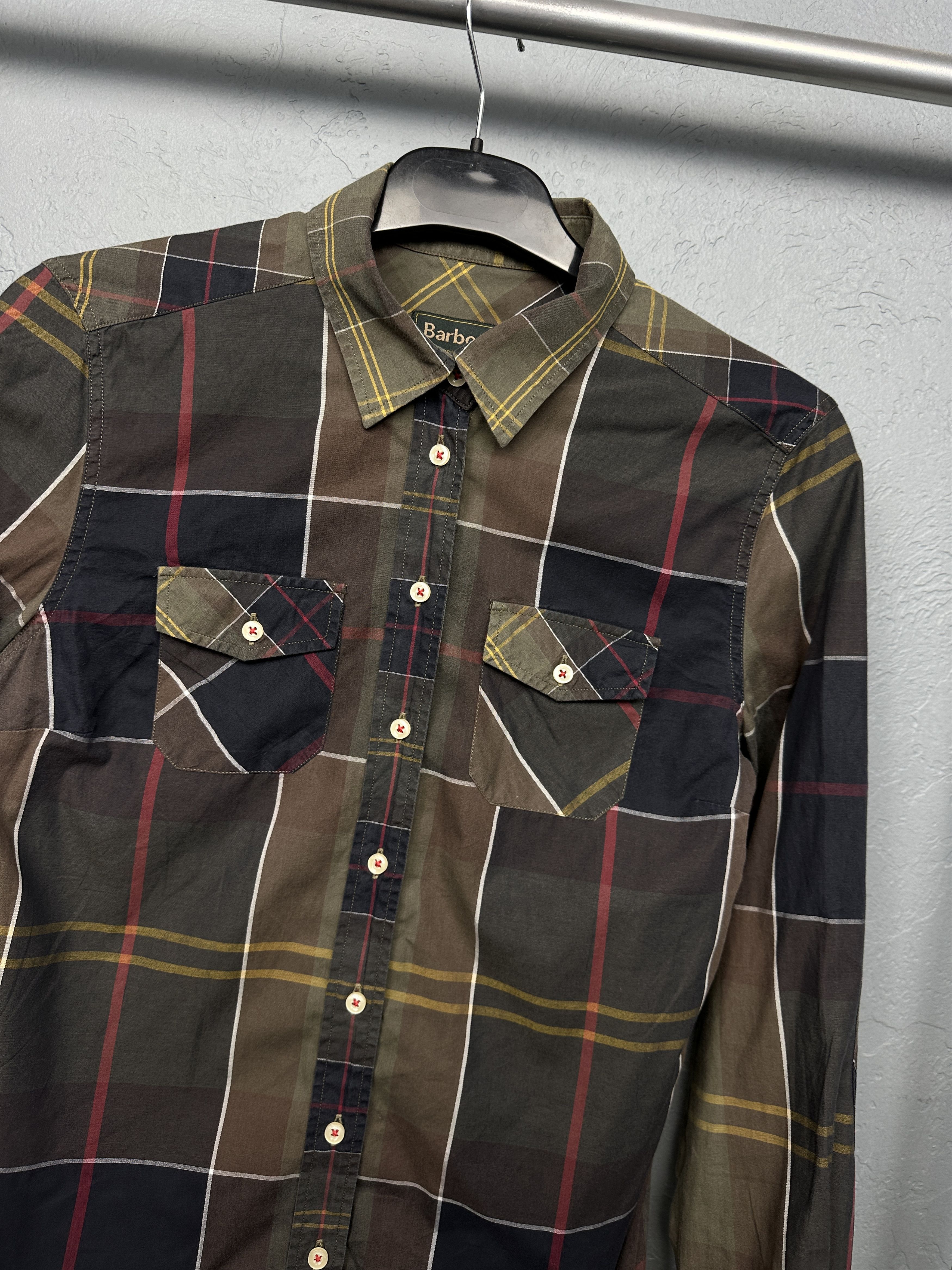 Barbour Barbour Classic Tartan Plaid Womens Long Sleeve Jacket Size M / US 6-8 / IT 42-44 - 2 Thumbnail