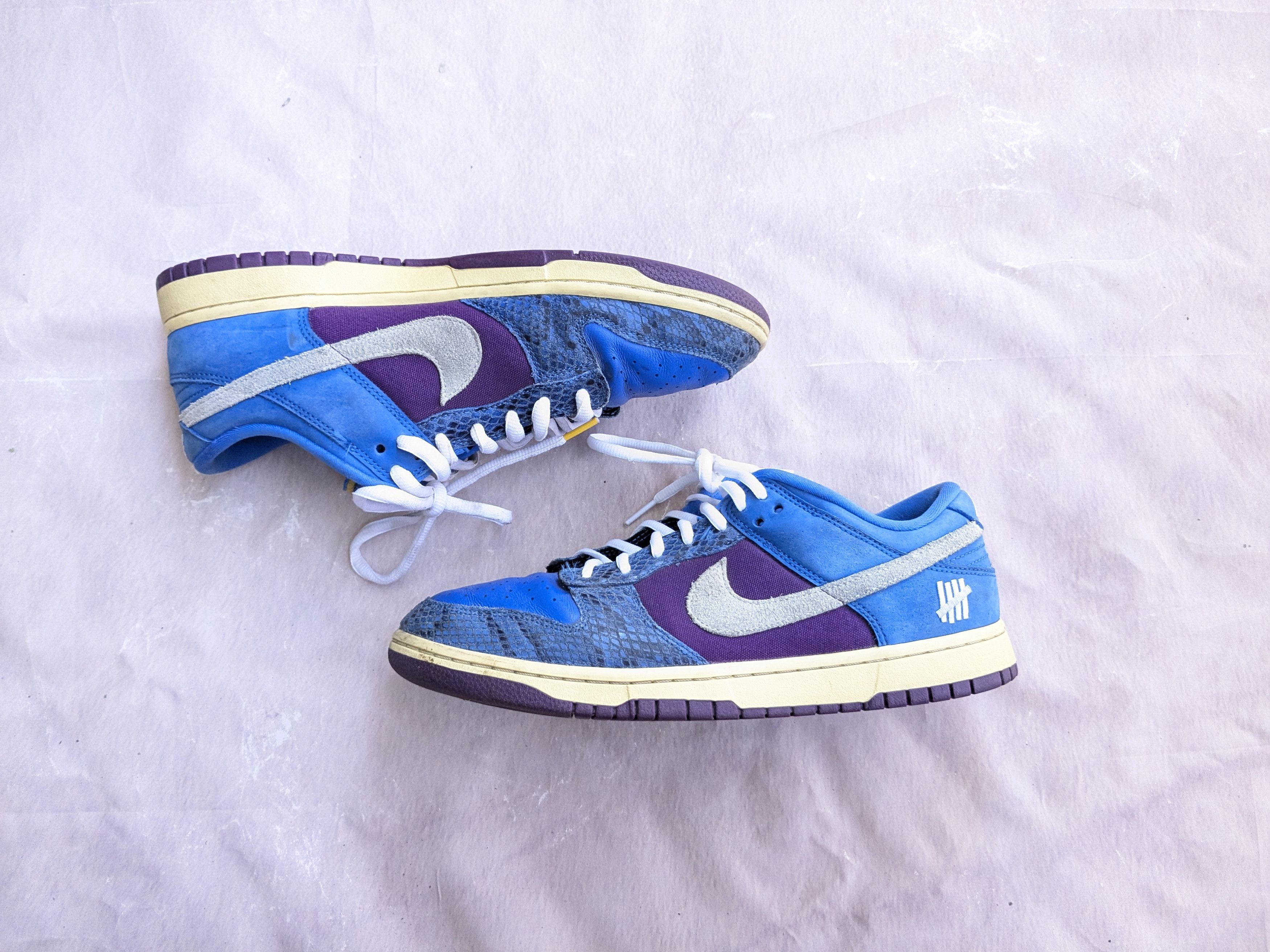 Nike Nike Dunk Low SP x Undefeated 5 On It Blue DH6508-400 Purple Size US 11.5 / EU 44-45 - 1 Thumbnail