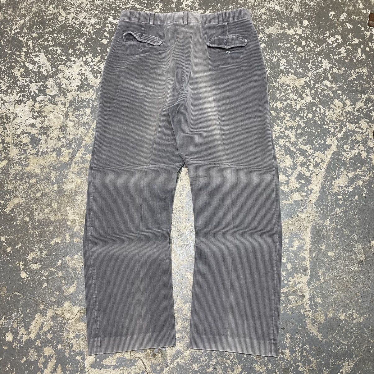 Lands' End Vintage Lands End Thick Corduroy Grey Baggy Y2k Pants Size US 34 / EU 50 - 6 Thumbnail