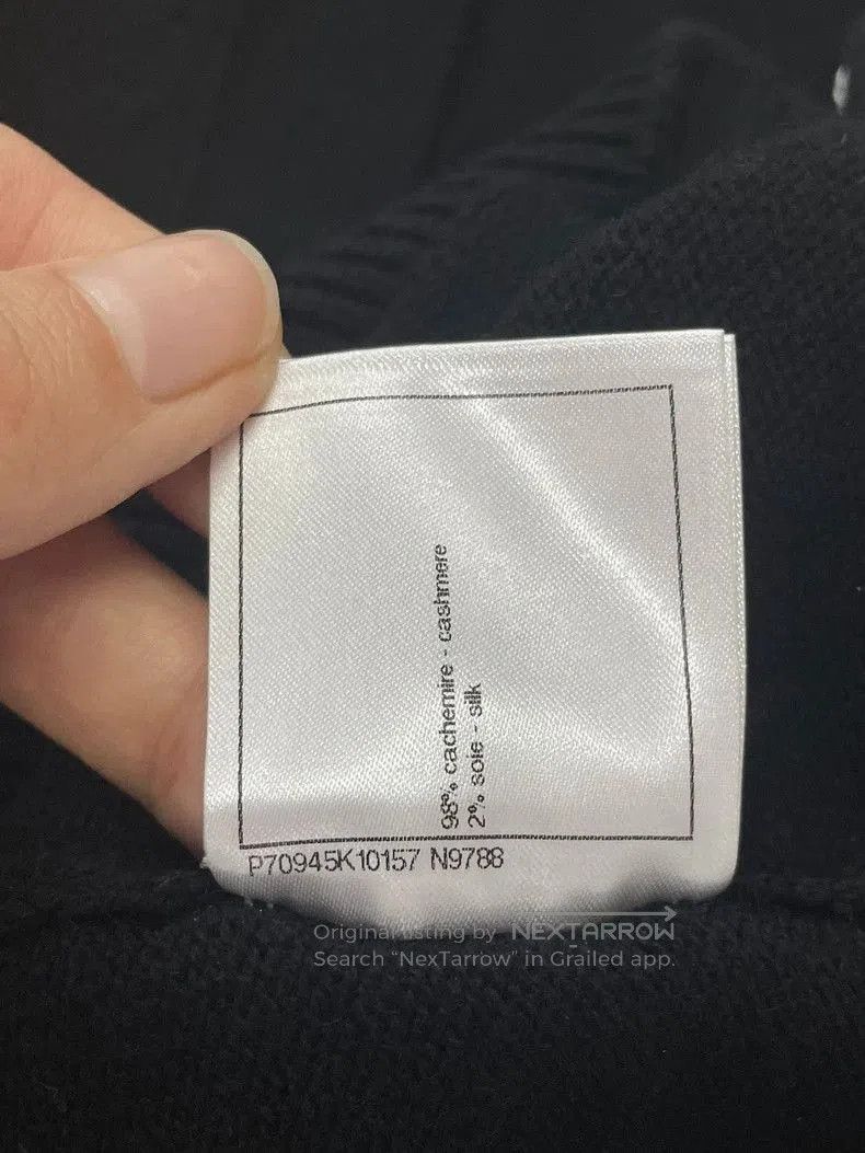 Chanel Chanel Black White Knit Cardigan. Size US M / EU 48-50 / 2 - 7 Thumbnail