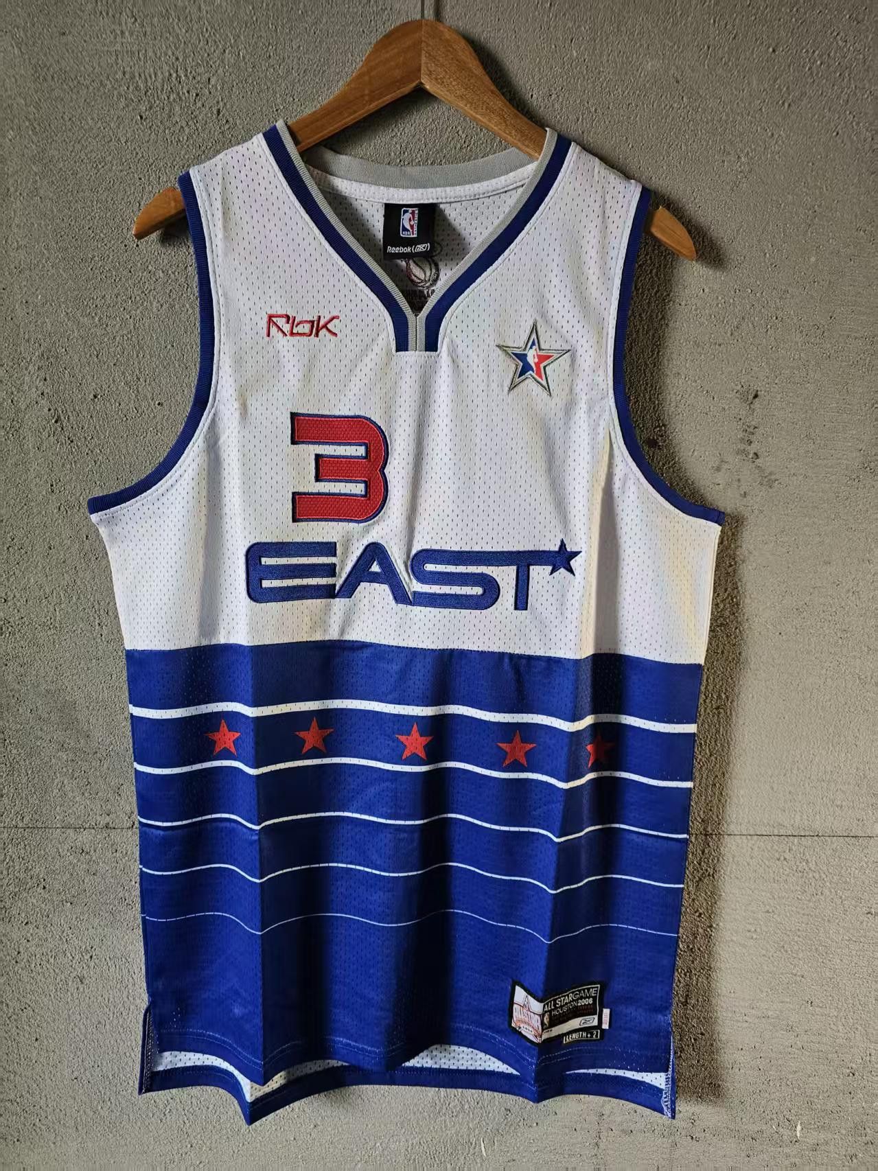 NBA 2006 NBA All Star #3 Dwyane Wade Jersey Double Stitched Size US M / EU 48-50 / 2 - 2 Thumbnail