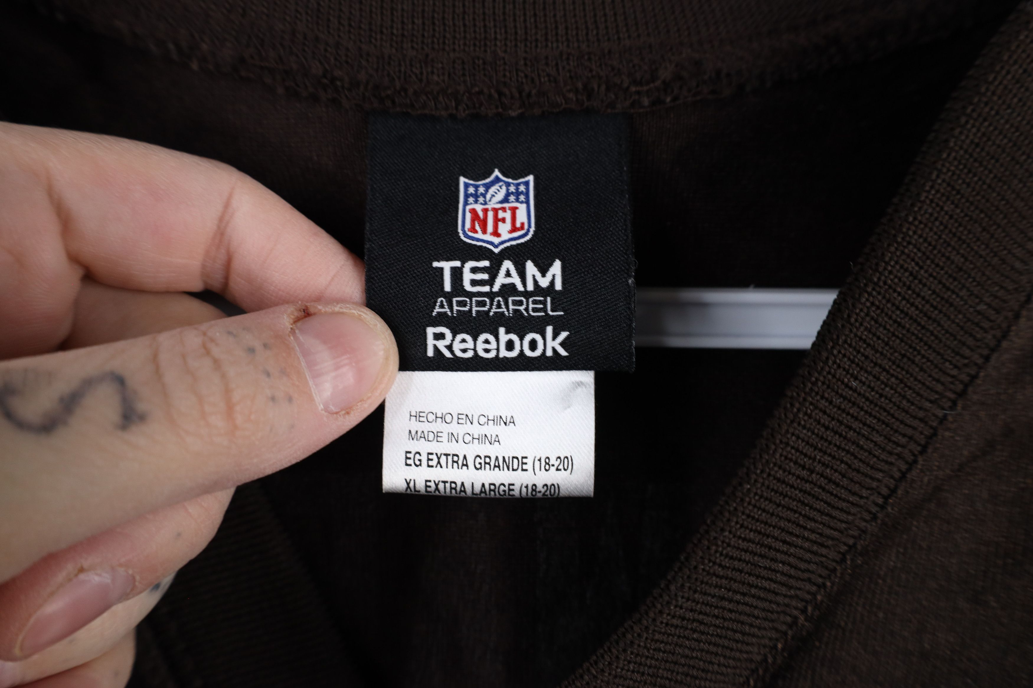 Reebok × Vintage Vintage Reebok Cleveland Browns Football Jersey Brown Size XL / US 12-14 / IT 48-50 - 9 Thumbnail