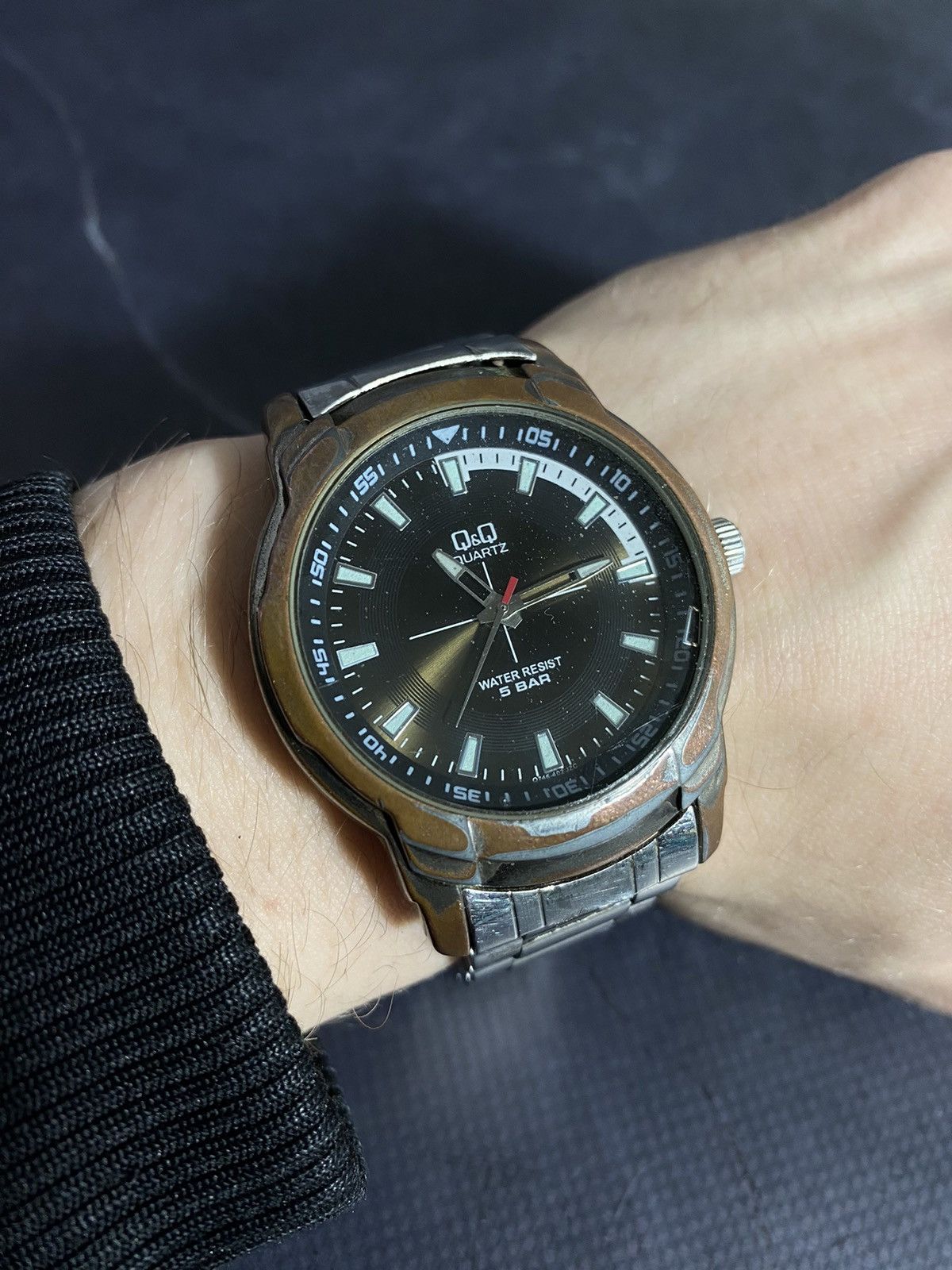 Japanese Brand Q&Q Vintage Quartz Watch Black Dial Japanese Brand Size ONE SIZE - 10 Thumbnail