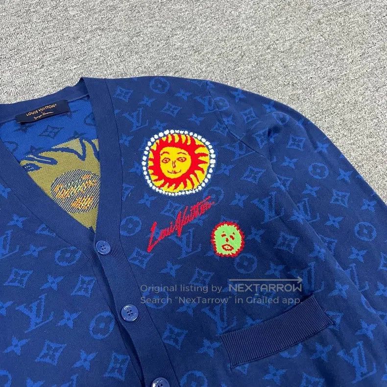 Louis Vuitton Louis Vuitton Yayoi Kusama Man-Printed Knitted Cardigan sh Size US S / EU 44-46 / 1 - 5 Thumbnail