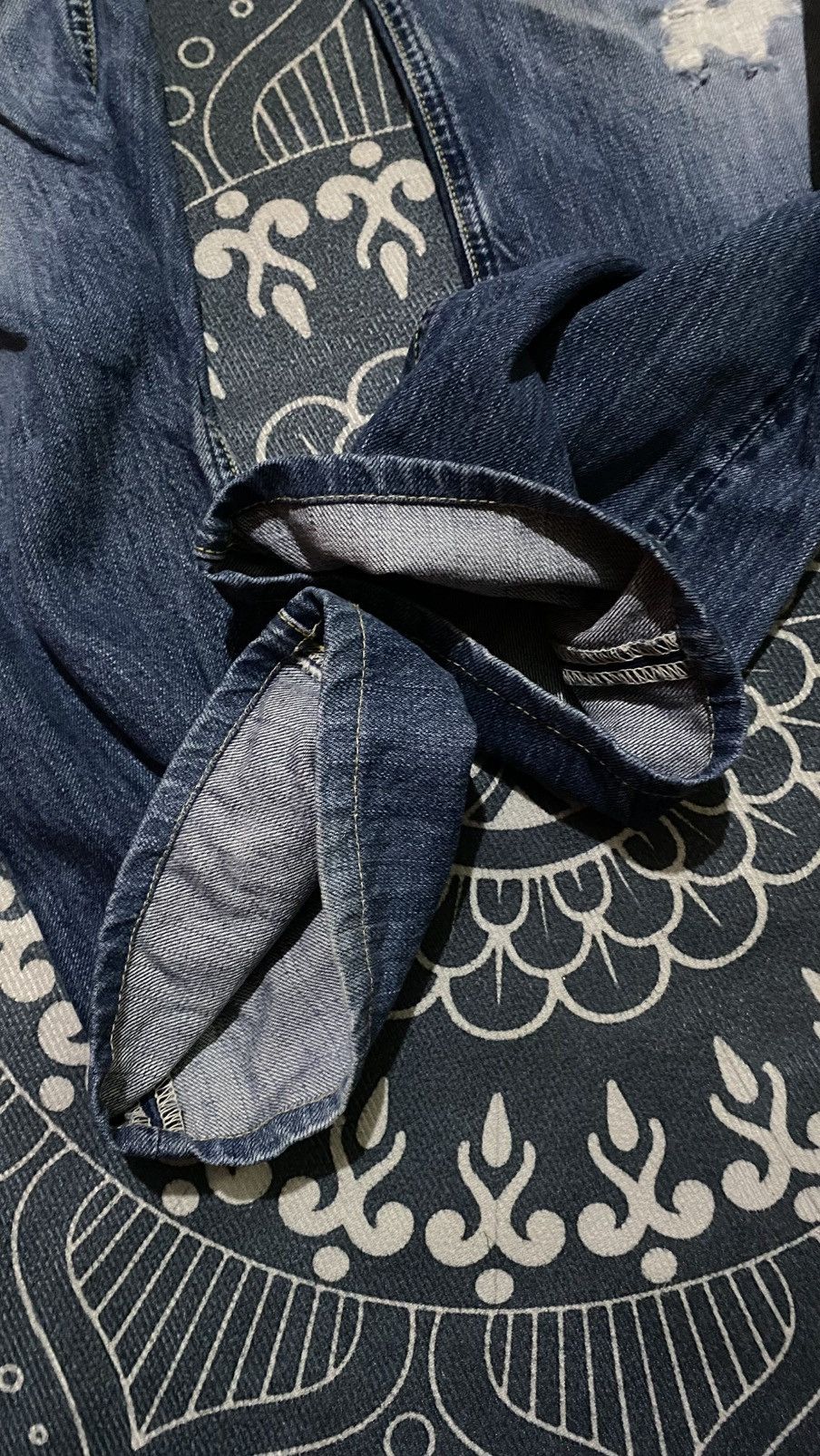 Blue Blue Japan Distressed Blue Blue King Of The Blue Jeans Size US 30 / EU 46 - 8 Thumbnail