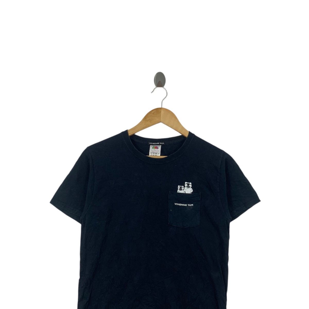 Vivienne Tam Vintage 90’ VIVIENNE TAM NEW YORK Collection Pocket Tee Size XS / US 0-2 / IT 36-38 - 2 Thumbnail