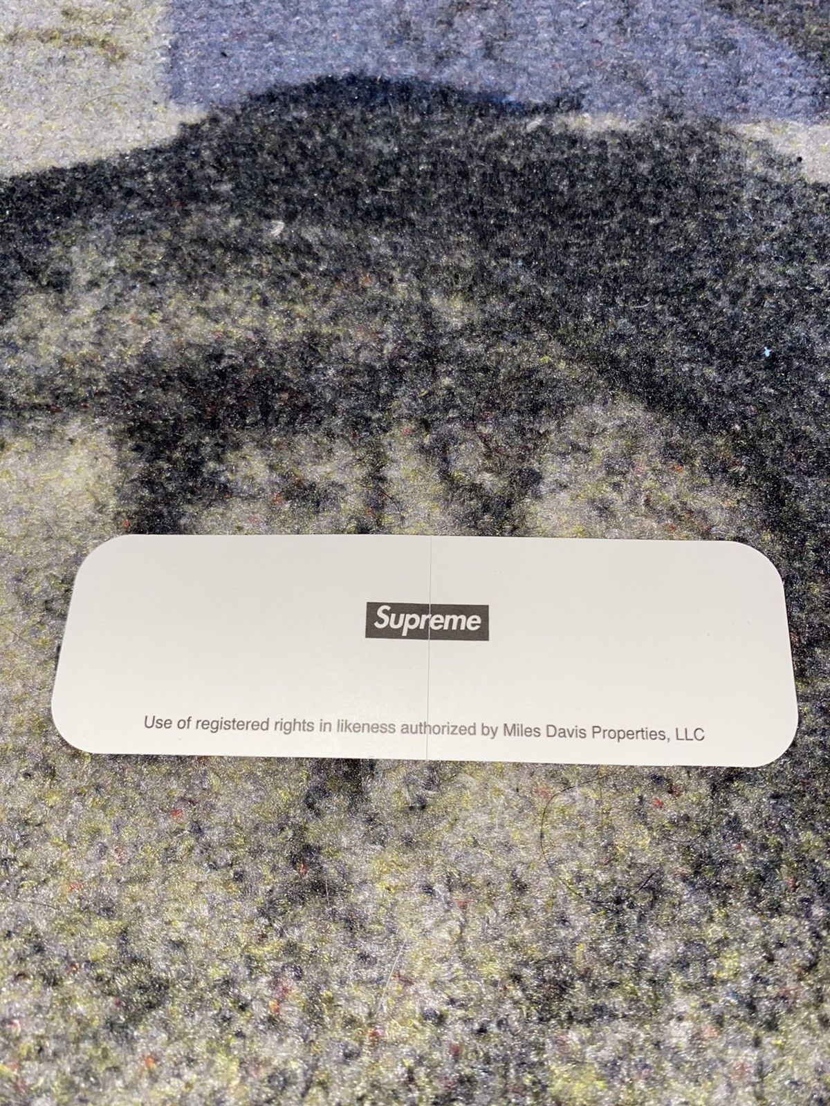 Supreme Supreme Miles Davis Logo Sticker Size ONE SIZE - 2 Thumbnail