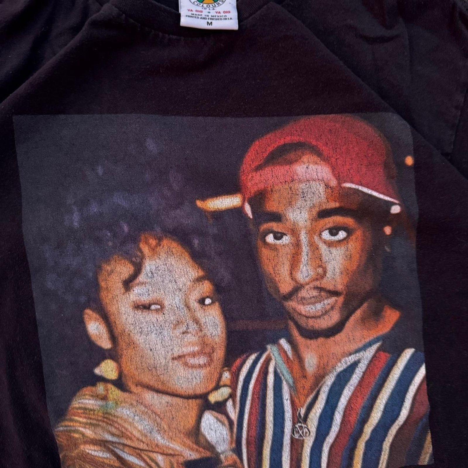 Cross Colours Vintage Cross Colours Tupac & Da Brat T-Shirt – Size Medium Size US M / EU 48-50 / 2 - 3 Thumbnail