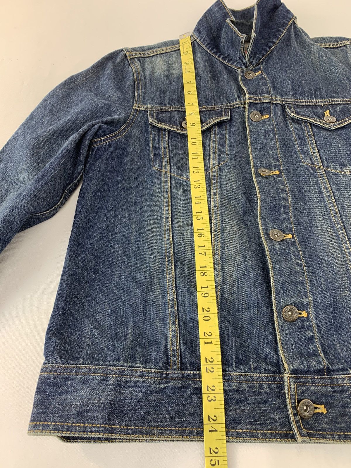 Japanese Brand Indigo Avail Denim Jacket Double Pocket Western Style Size M / US 6-8 / IT 42-44 - 11 Thumbnail