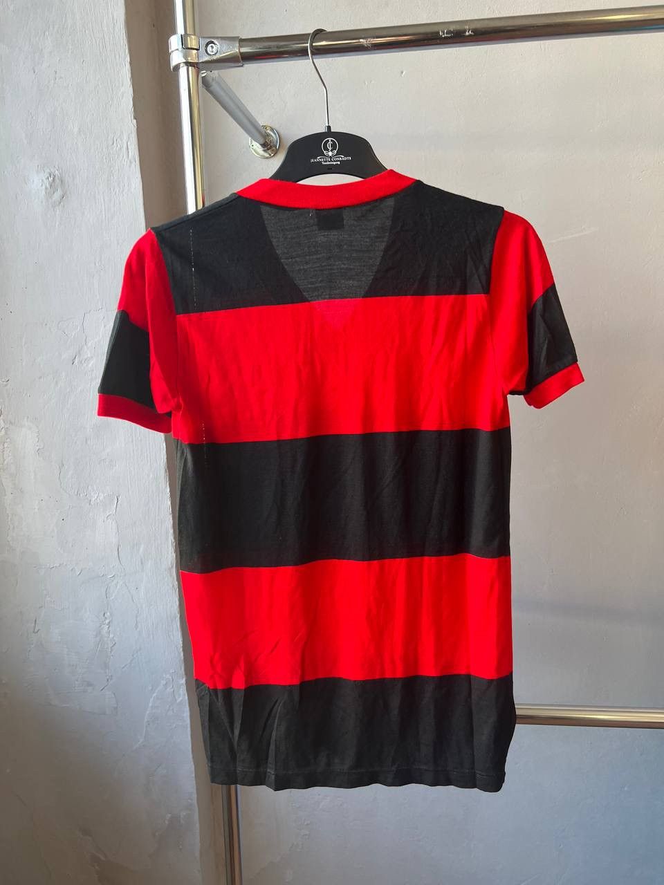 Vintage 1970/80 RARE FLAMENGO HOME SOCCER JERSEY SHIRT CAMPEA Size US M / EU 48-50 / 2 - 12 Thumbnail