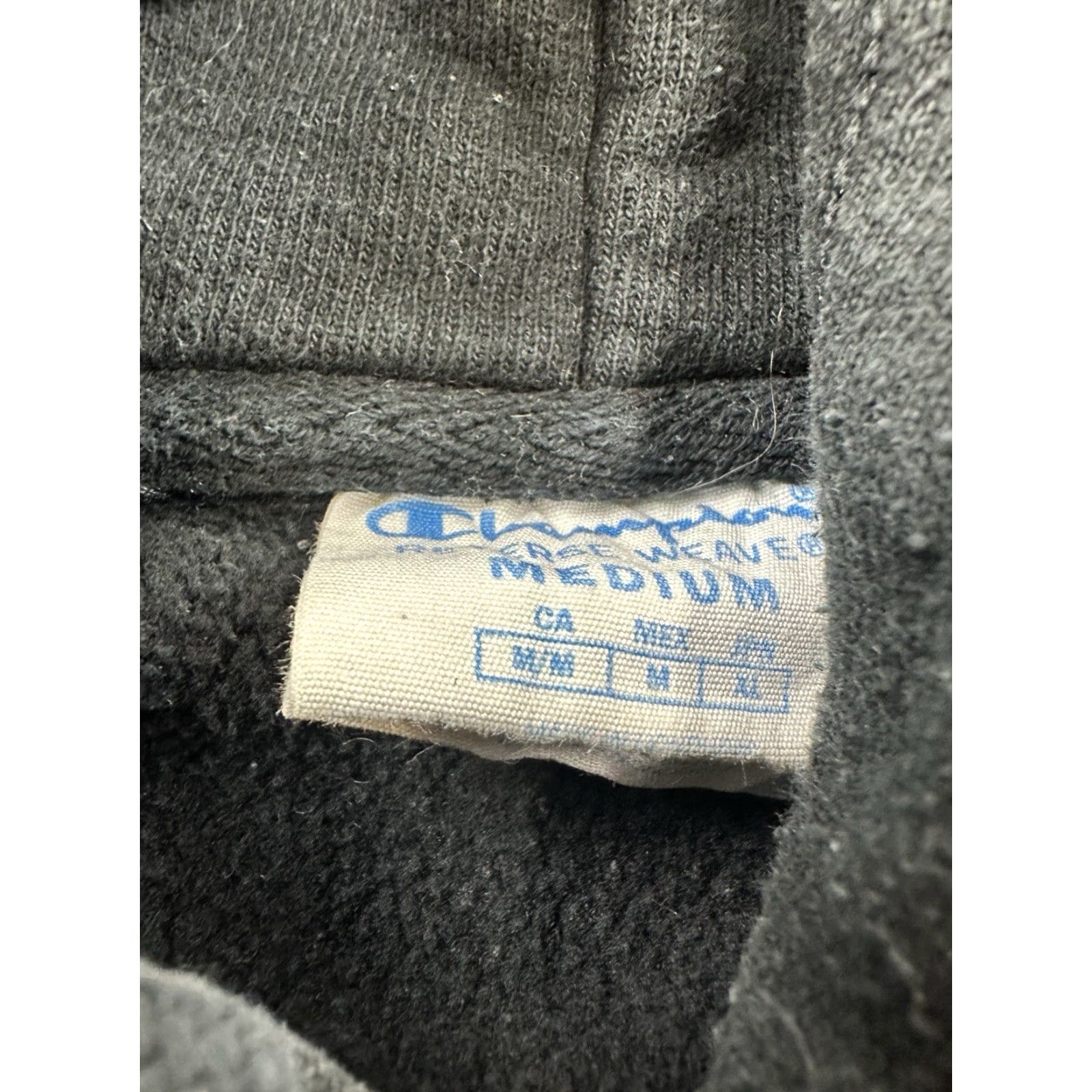 Champion Champion Hoodie Medium Black Reverse Weave Pullover Sweatshirt USA Mens Size US M / EU 48-50 / 2 - 4 Thumbnail