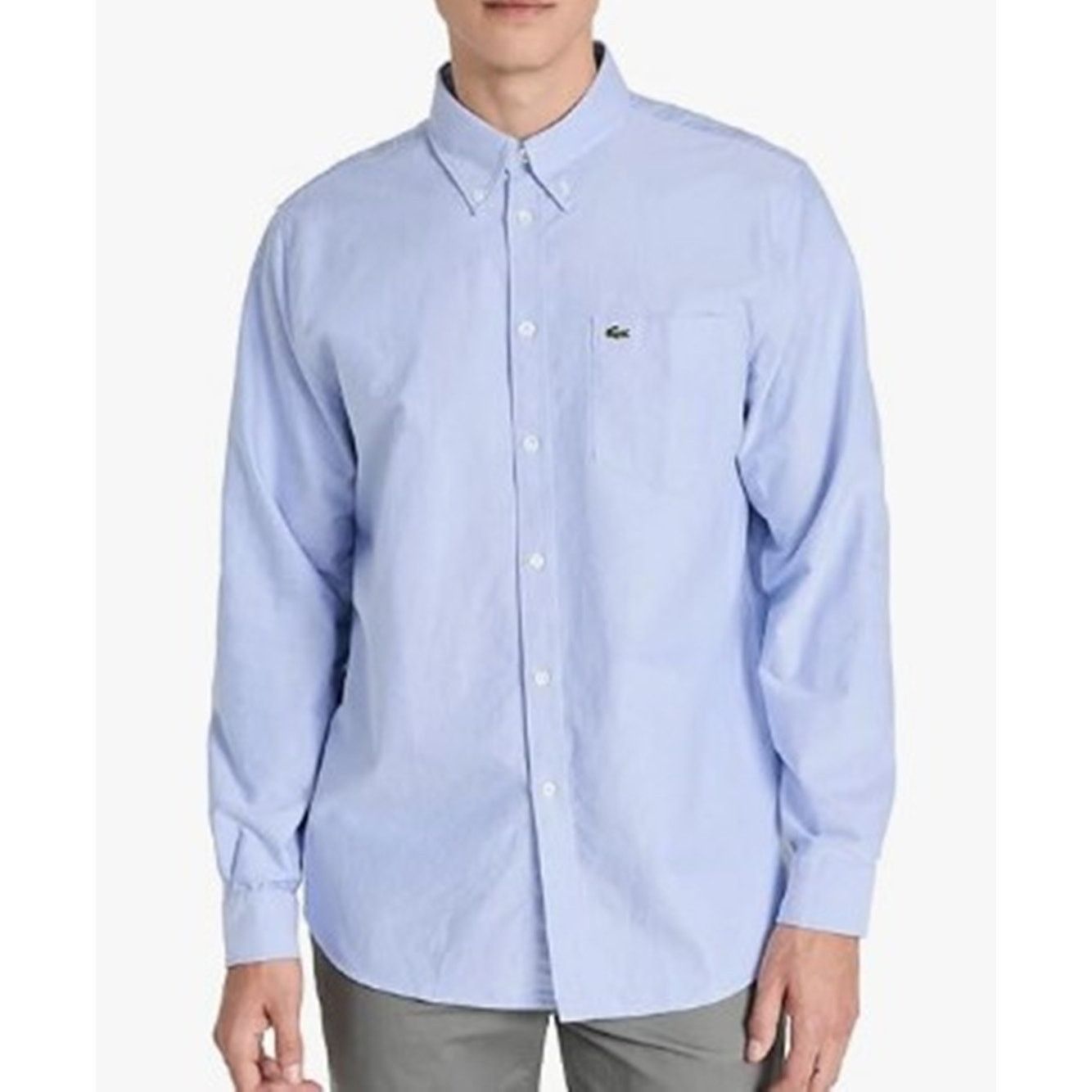 Lacoste Lacoste Men's Long Sleeve Regular Fit Oxford Shirt S Size US S / EU 44-46 / 1 - 1 Thumbnail