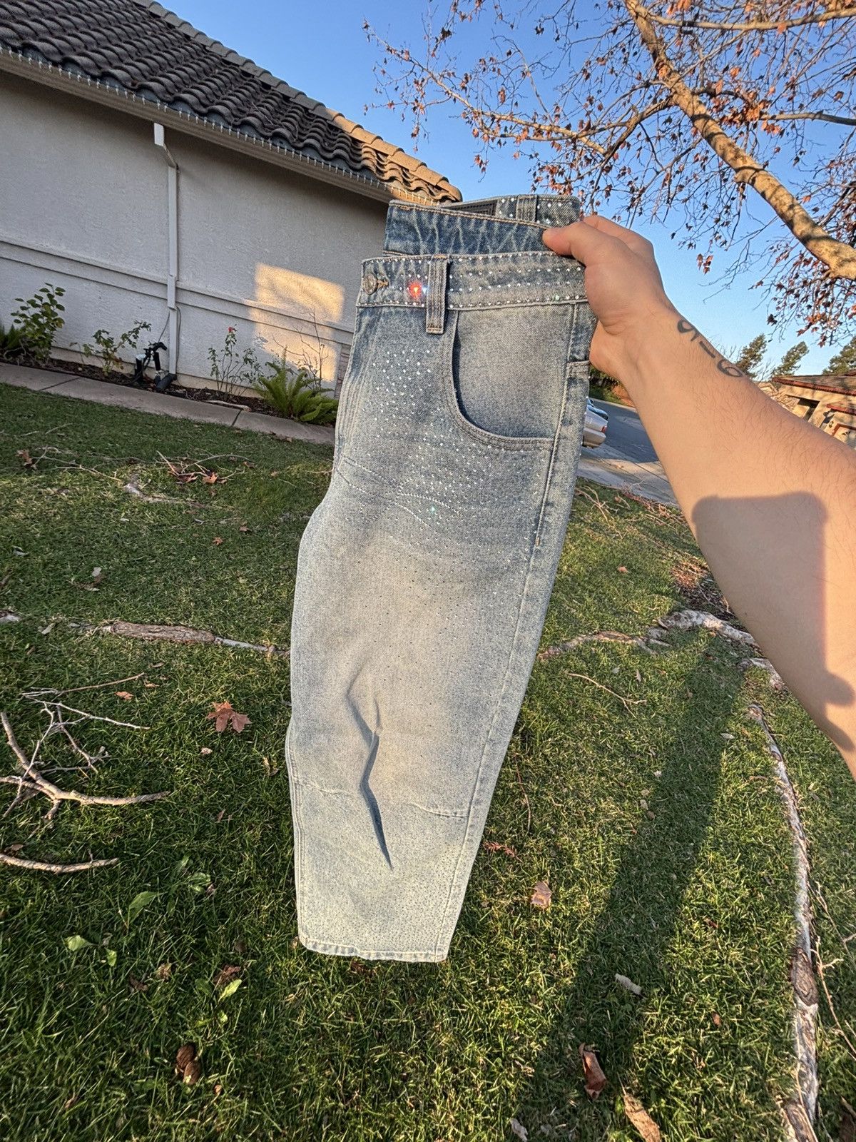 Other STUDDED STREETWEAR DENIM Size US 32 / EU 48 - 8 Thumbnail