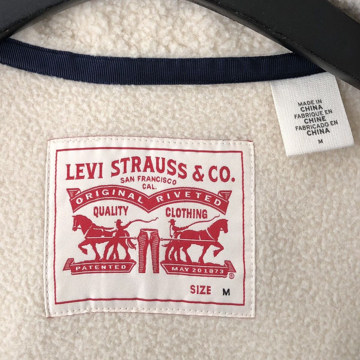 Levi's Levis Men’s Fleece Vest Jacket Size US M / EU 48-50 / 2 - 19 Thumbnail