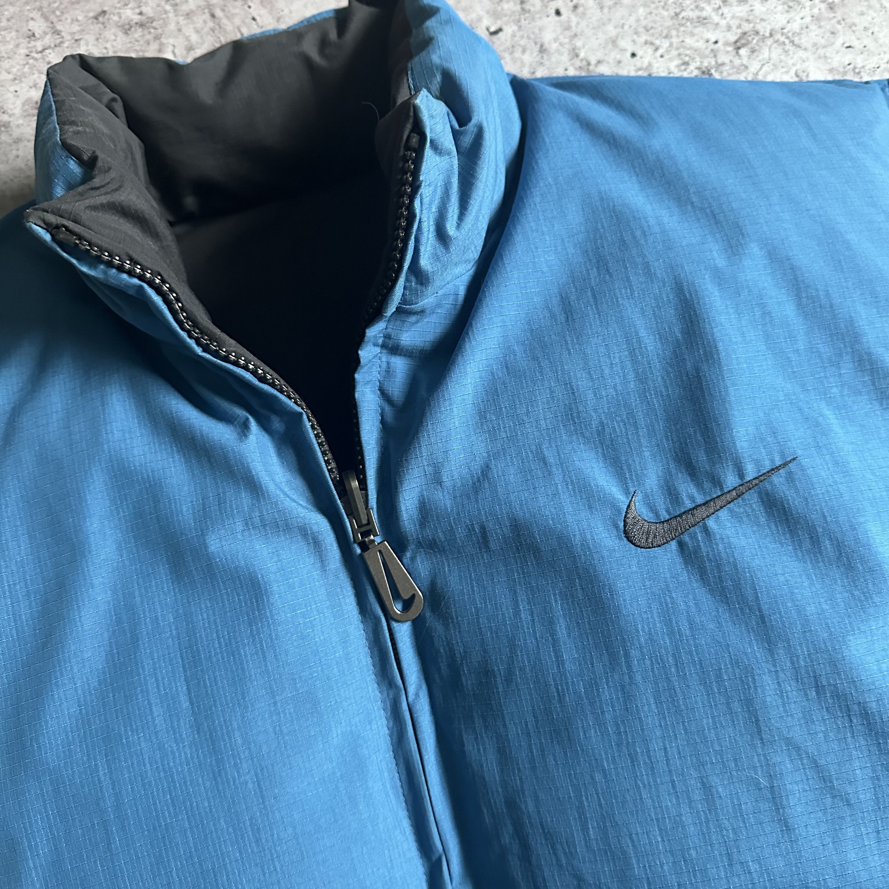Nike 90s Vintage Nike Reversible Spellout Puffer Down Vest Size US M / EU 48-50 / 2 - 7 Thumbnail