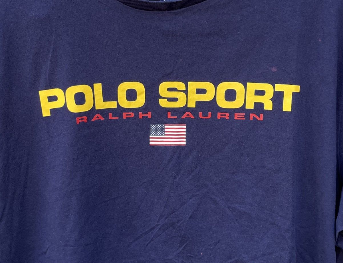 Polo Ralph Lauren Vintage Ralph Lauren Polo Sport T-Shirt size XL S/S Size US XL / EU 56 / 4 - 4 Thumbnail