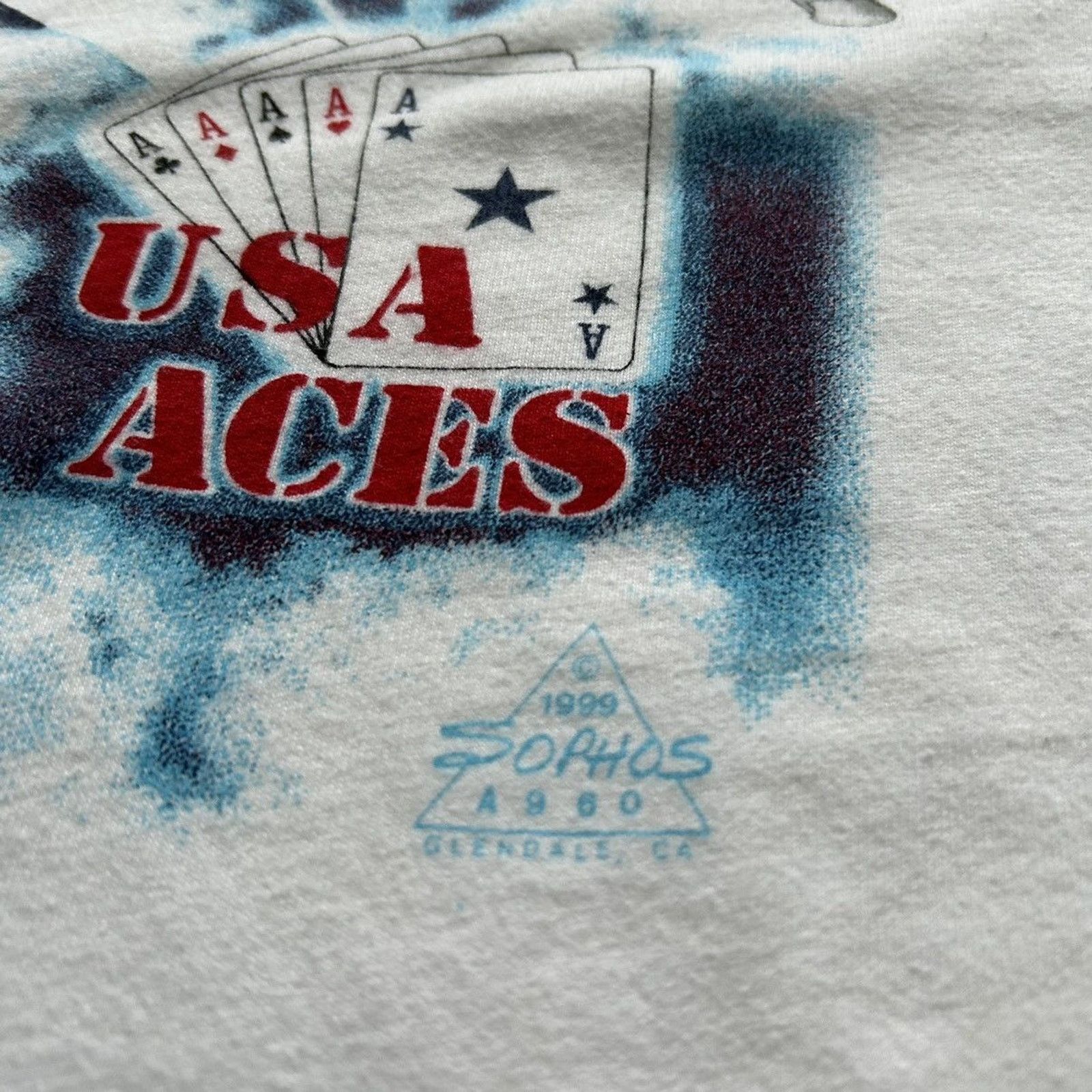Hanes Vintage 90s USA Aces Air Force Airplane Art T Shirt Medium Size US M / EU 48-50 / 2 - 4 Thumbnail