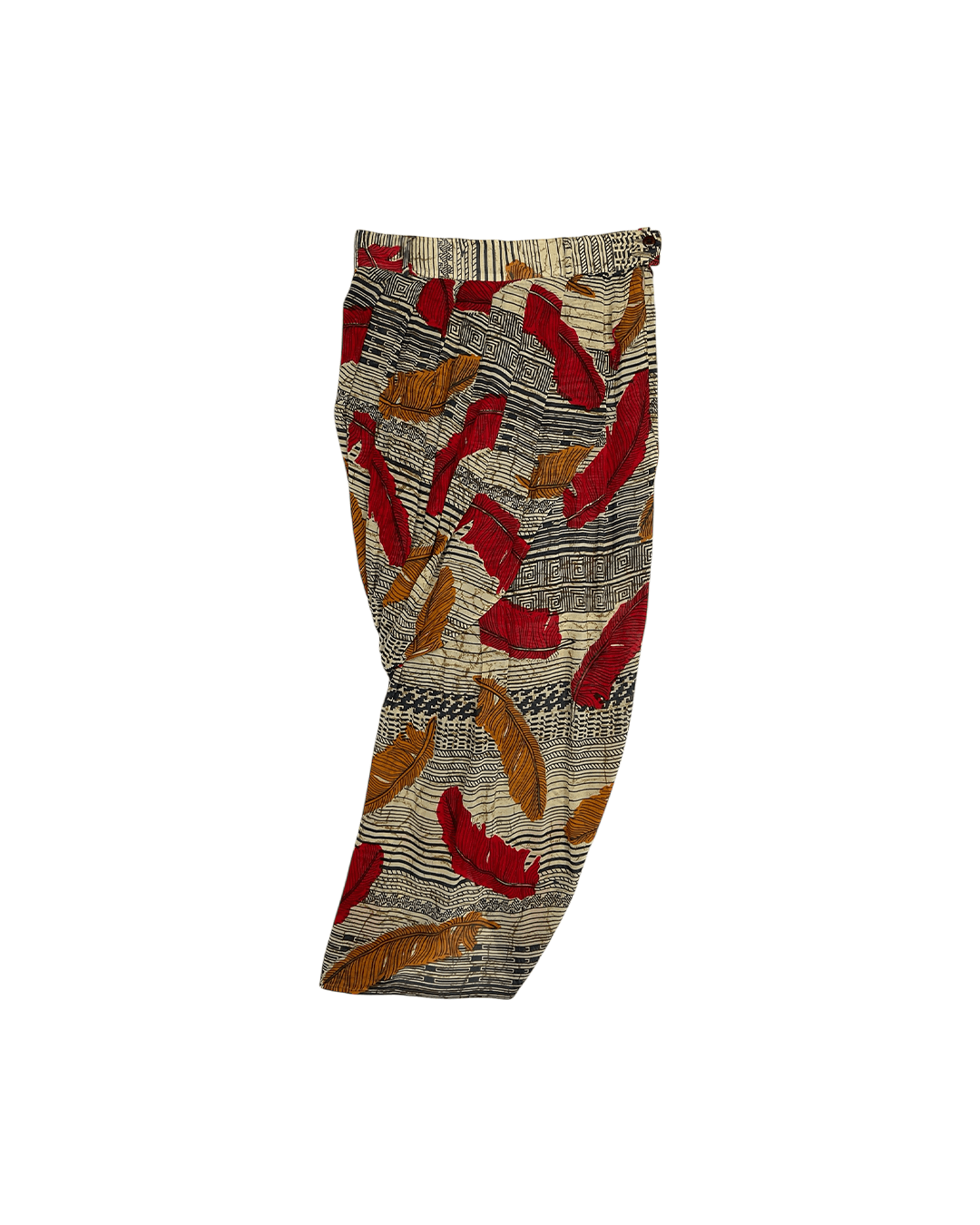 Sportmax Early 00s Asymmetry Oriental Skirt