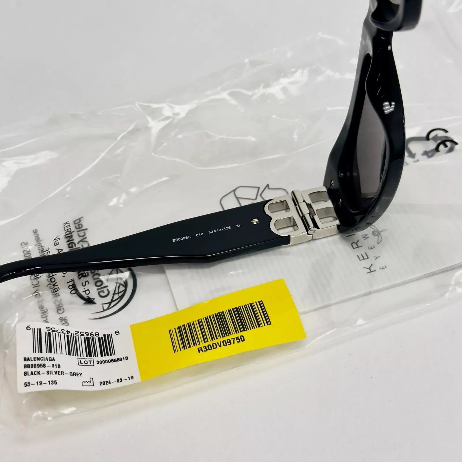 Balenciaga BALENCIAGA DYNASTY 0095 018 BB Narrow Sunglasses BB0095S Size ONE SIZE - 8 Thumbnail