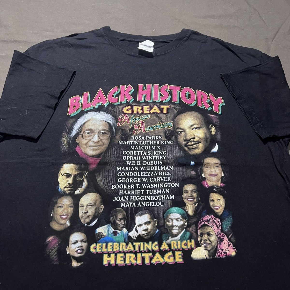 Rap Tees Vintage Y2K Malcolm X Martin Luther King black history 2XL Size US XXL / EU 58 / 5 - 1 Thumbnail