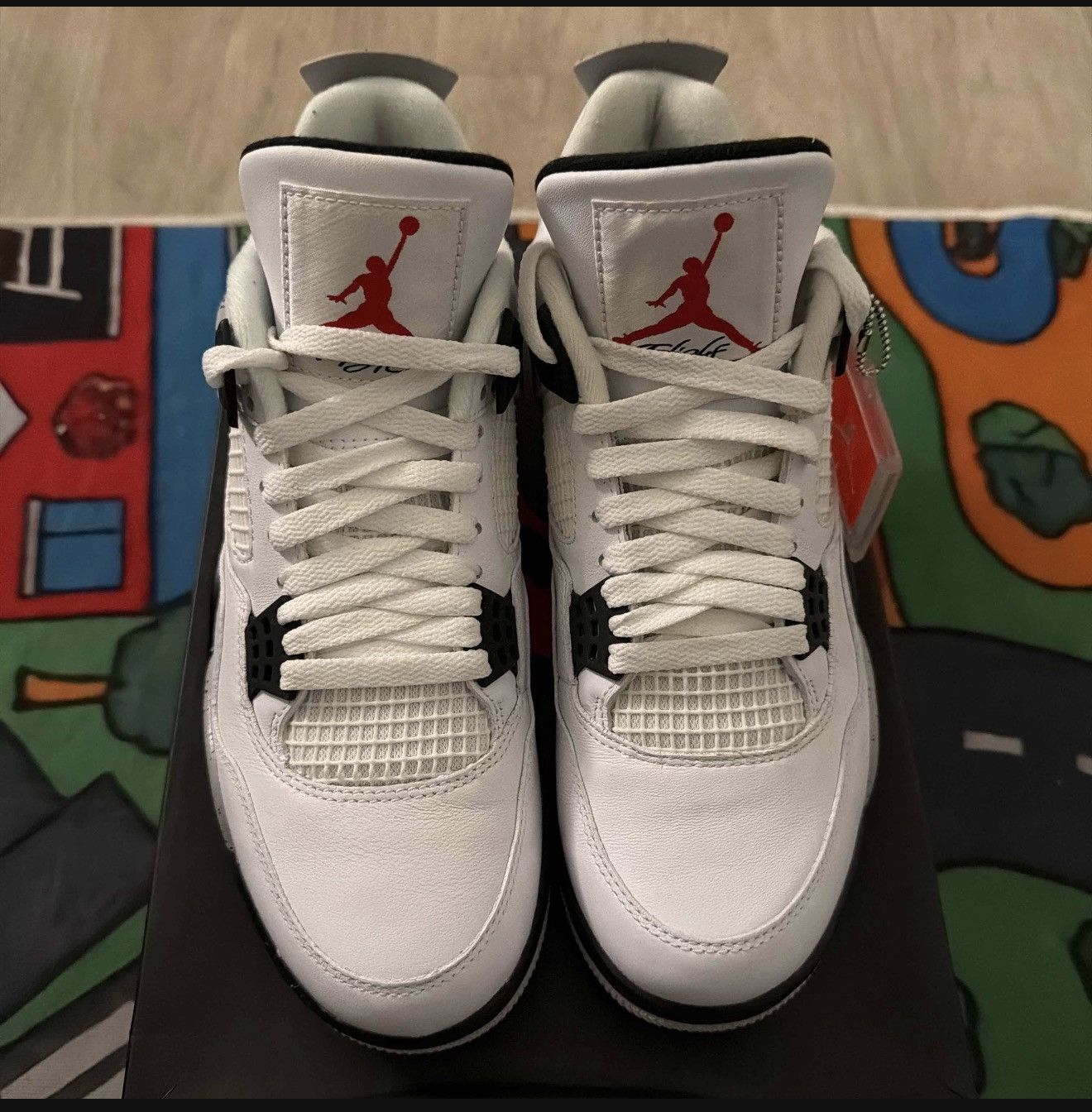 Jordan Brand Air Jordan 4 Retro OG 'White Cement' 2016 Size US 8.5 / EU 41-42 - 5 Thumbnail