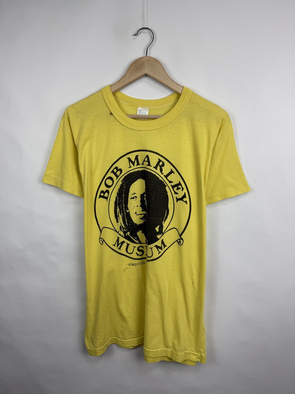 Bob Marley 🇯🇲 Vintage 80s Bob Marley Museum Rastafari Haile Selassie Size US M / EU 48-50 / 2 - 2 Thumbnail